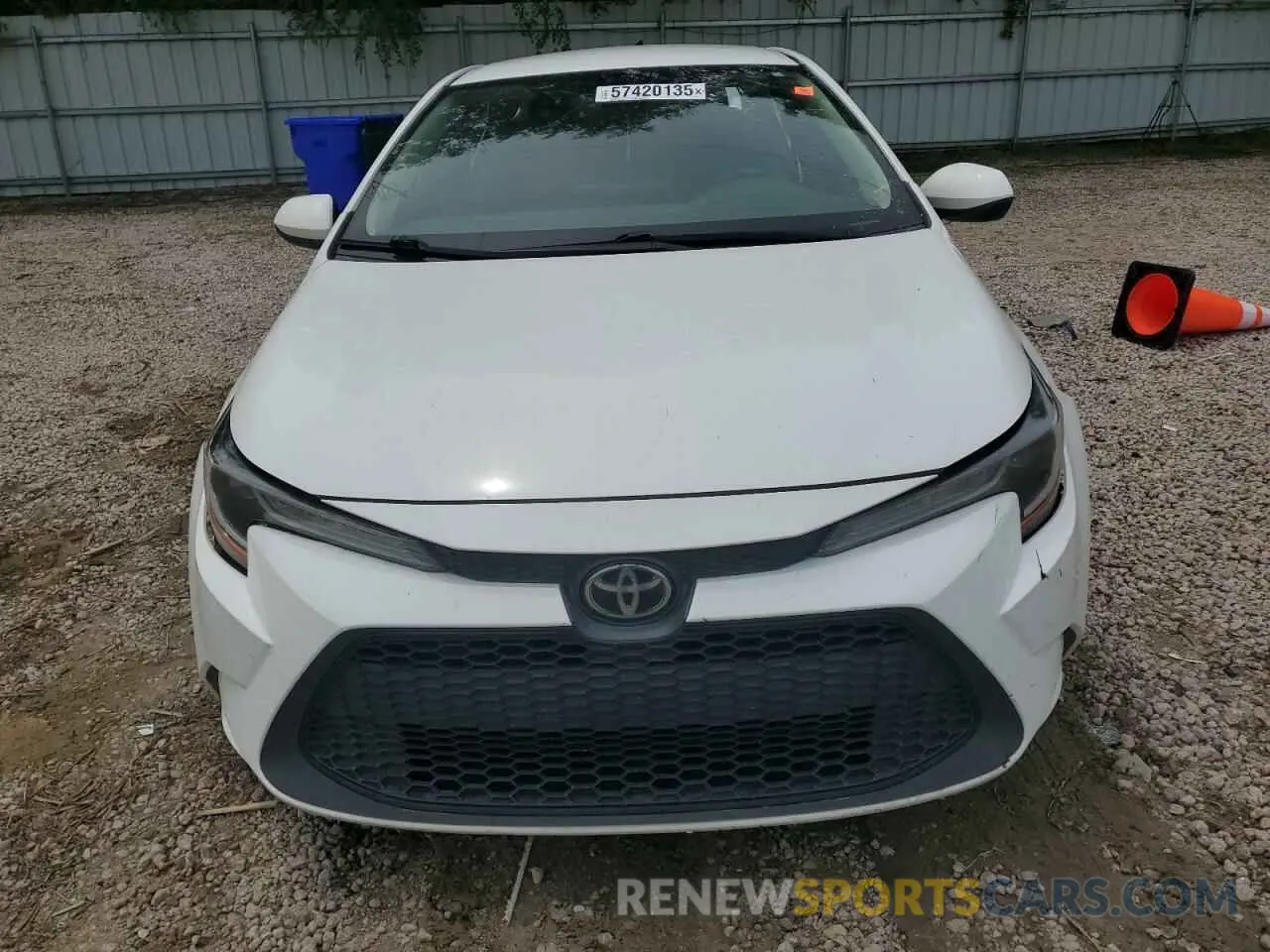 5 Photograph of a damaged car 5YFEPRAE9LP109471 TOYOTA COROLLA 2020