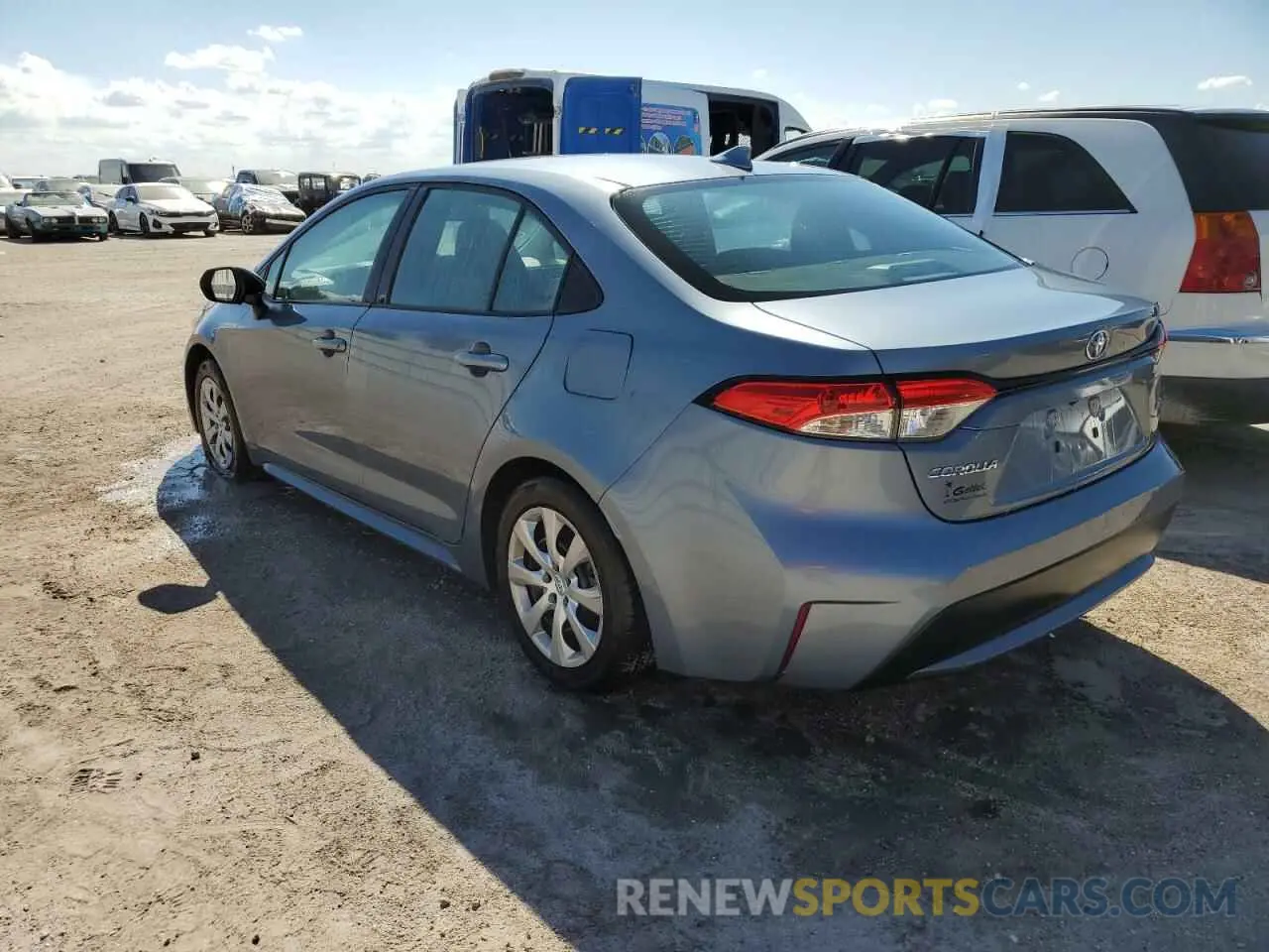2 Photograph of a damaged car 5YFEPRAE9LP129428 TOYOTA COROLLA 2020