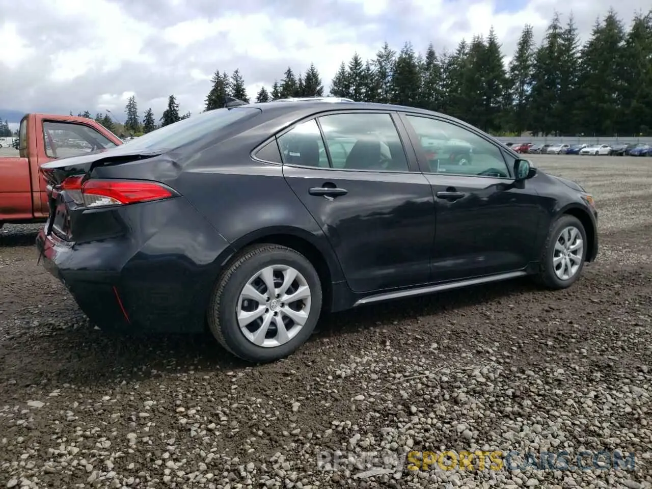 3 Photograph of a damaged car 5YFEPRAE9LP141000 TOYOTA COROLLA 2020