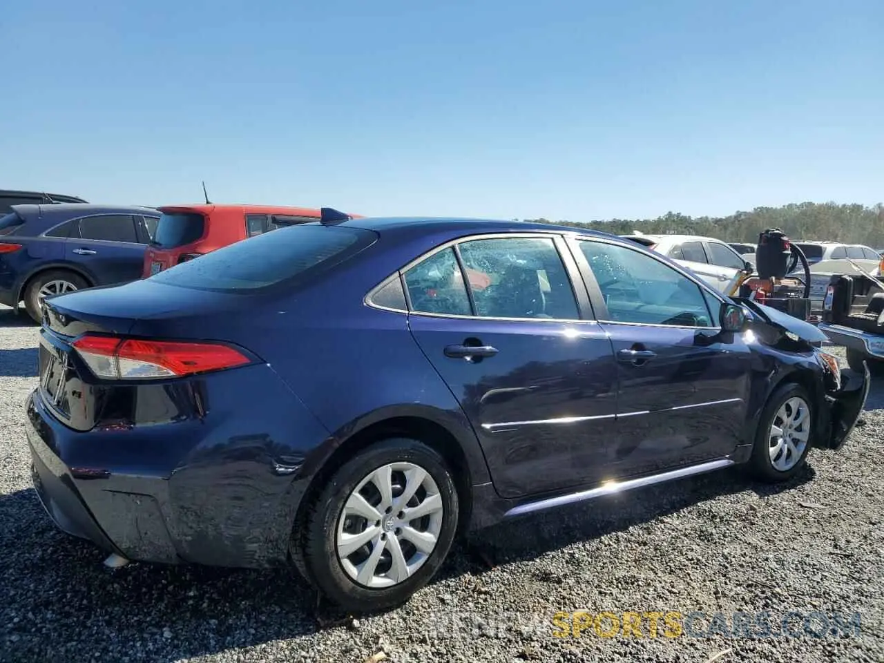 3 Photograph of a damaged car 5YFEPRAE9LP142485 TOYOTA COROLLA 2020