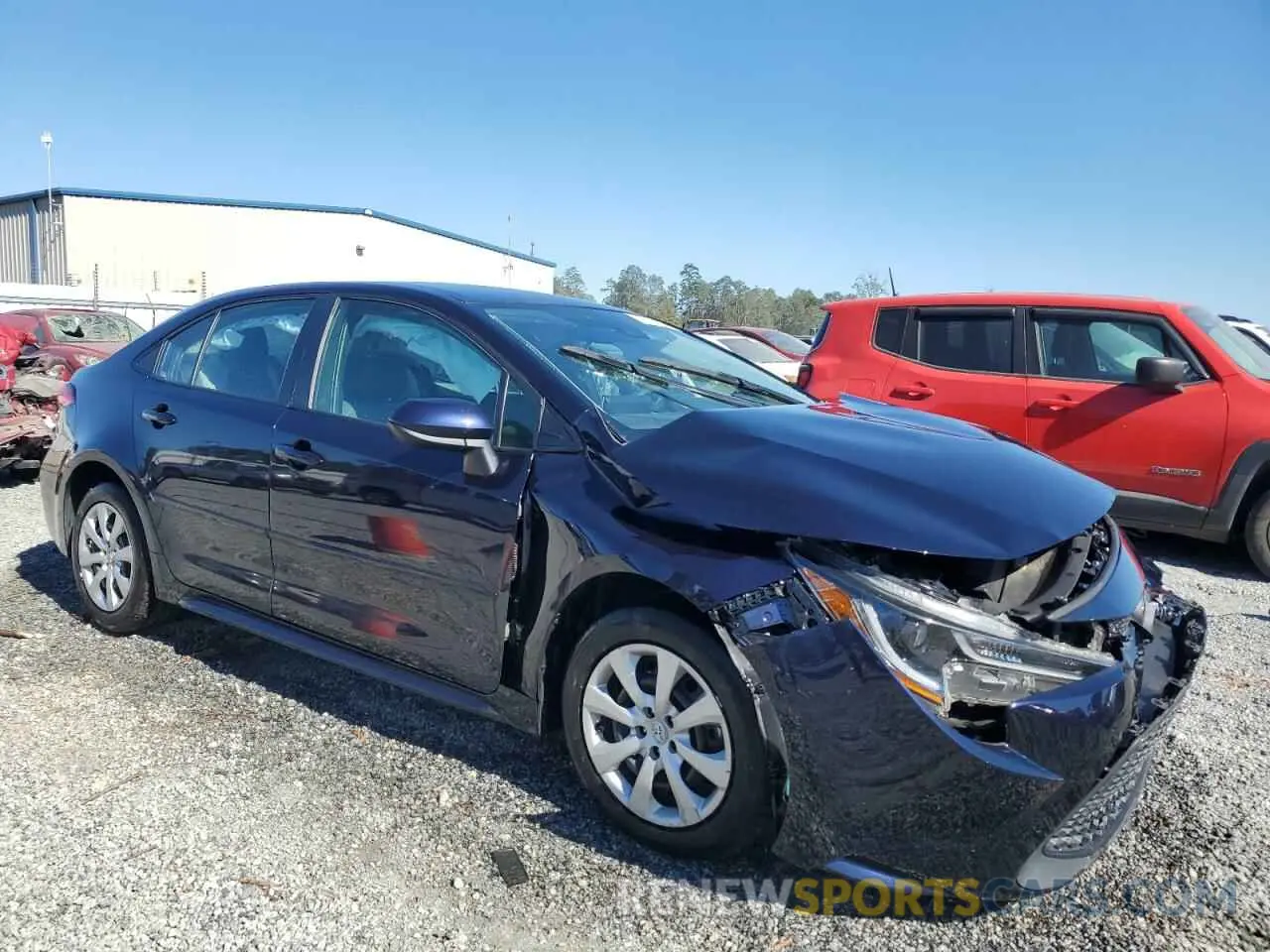 4 Photograph of a damaged car 5YFEPRAE9LP142485 TOYOTA COROLLA 2020