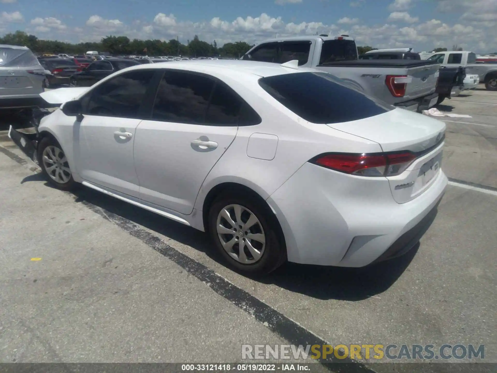 3 Photograph of a damaged car 5YFEPRAEXLP011517 TOYOTA COROLLA 2020