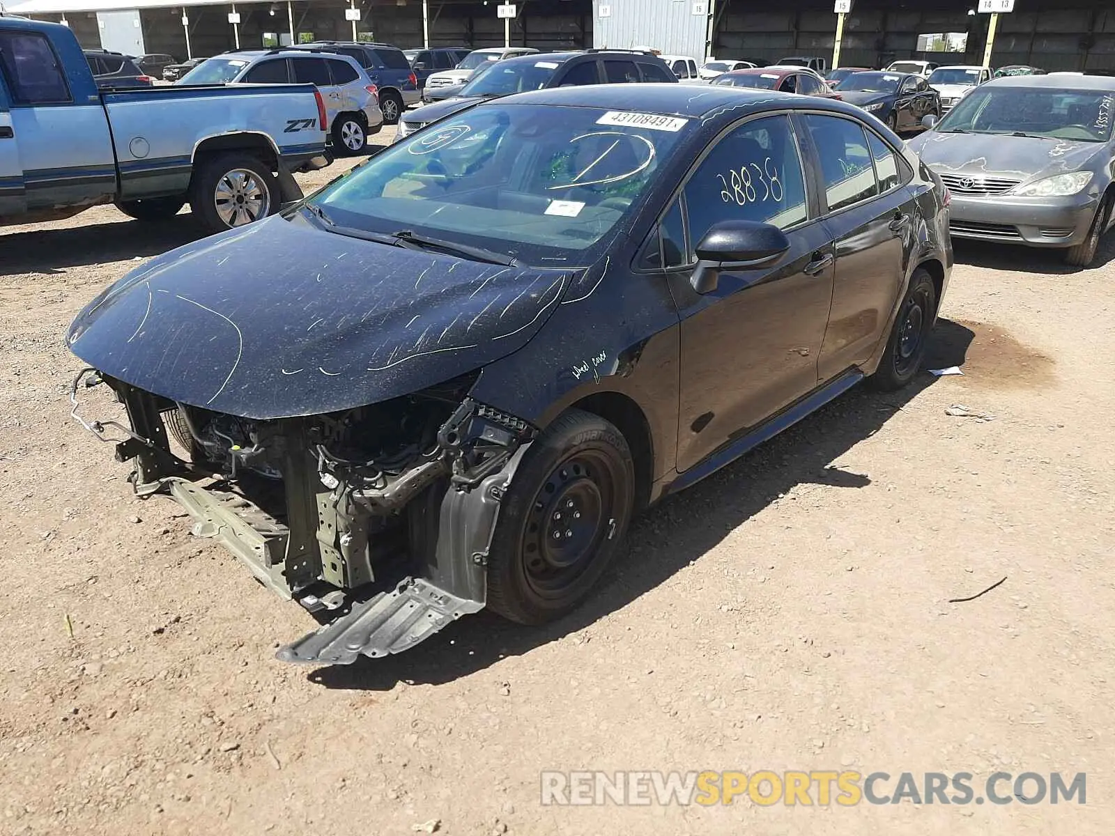 2 Photograph of a damaged car 5YFEPRAEXLP016846 TOYOTA COROLLA 2020