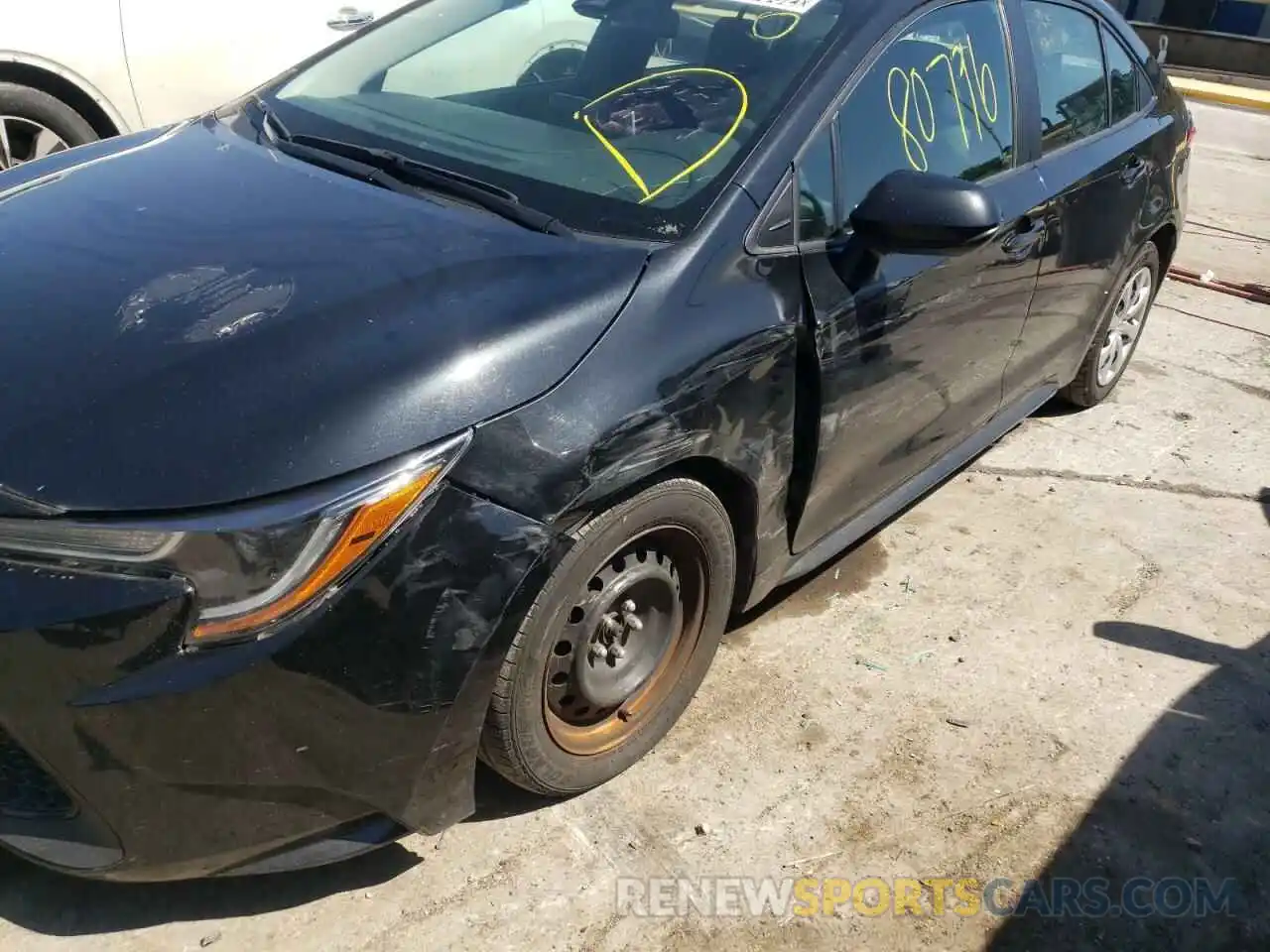 9 Photograph of a damaged car 5YFEPRAEXLP018371 TOYOTA COROLLA 2020