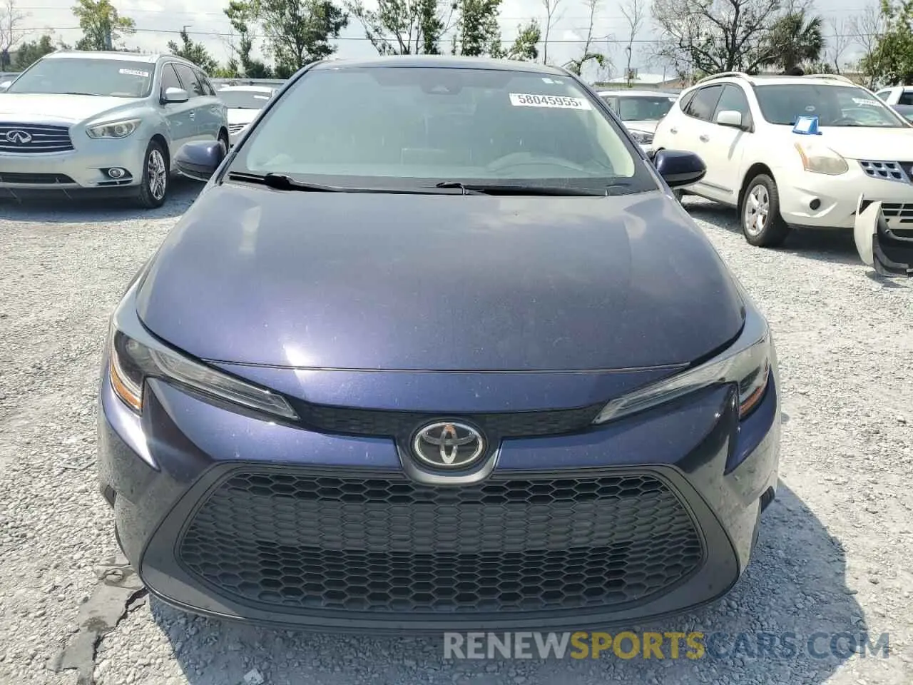 5 Photograph of a damaged car 5YFEPRAEXLP022744 TOYOTA COROLLA 2020