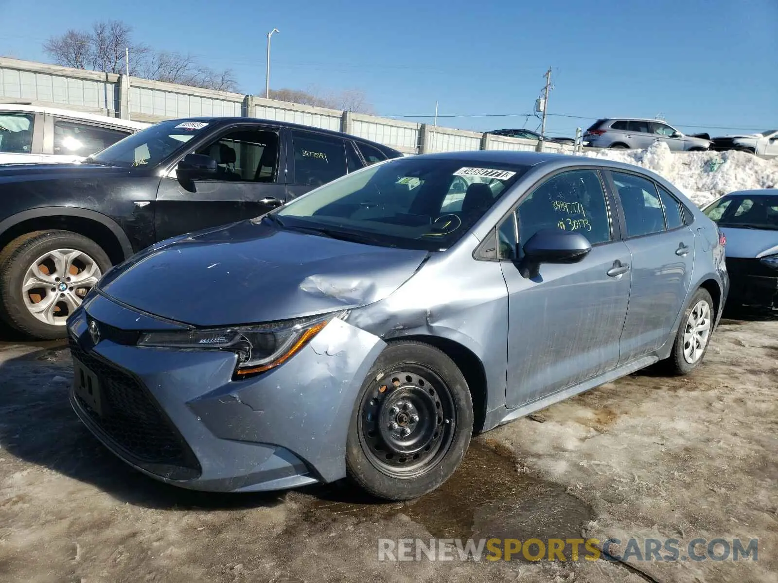 2 Photograph of a damaged car 5YFEPRAEXLP024056 TOYOTA COROLLA 2020