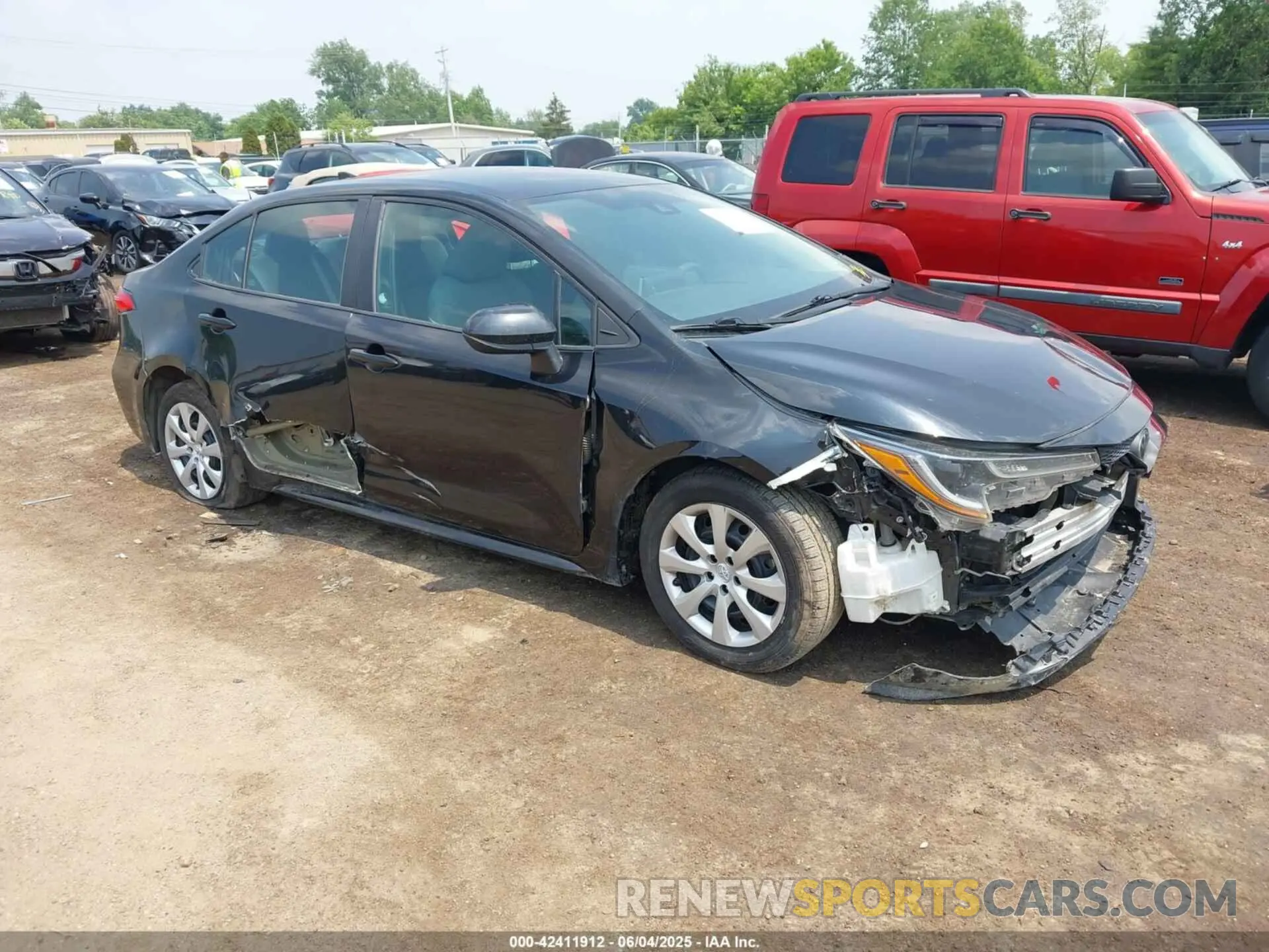 1 Photograph of a damaged car 5YFEPRAEXLP027314 TOYOTA COROLLA 2020