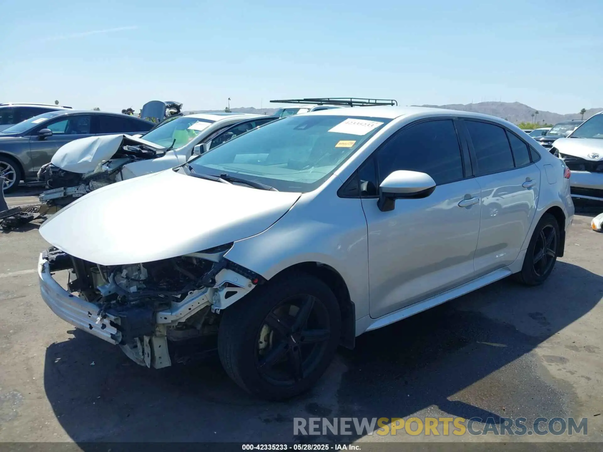 2 Photograph of a damaged car 5YFEPRAEXLP028690 TOYOTA COROLLA 2020