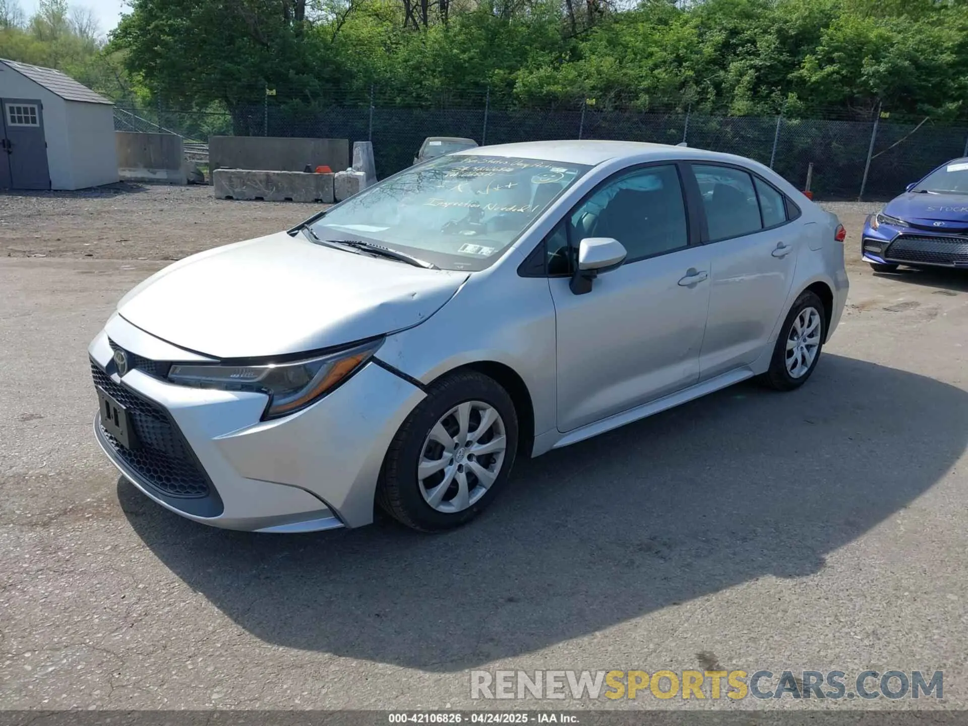 2 Photograph of a damaged car 5YFEPRAEXLP028821 TOYOTA COROLLA 2020