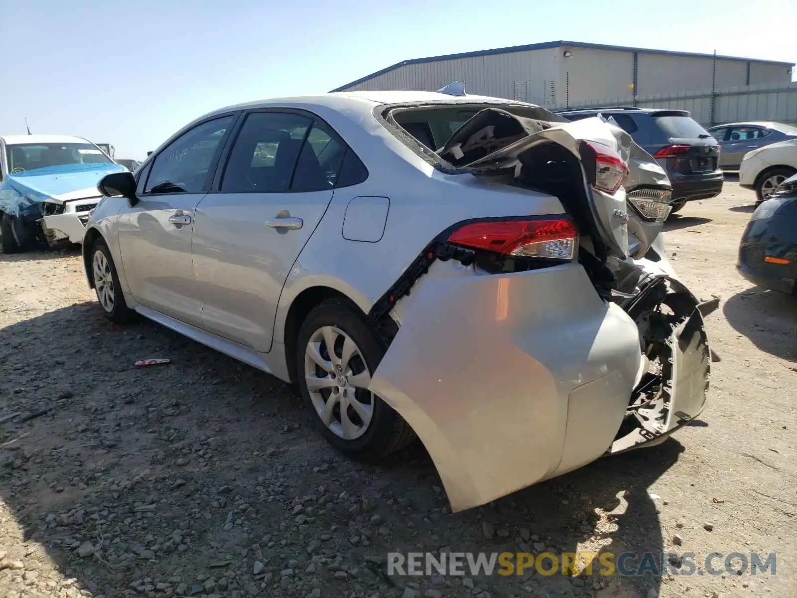 3 Photograph of a damaged car 5YFEPRAEXLP030701 TOYOTA COROLLA 2020