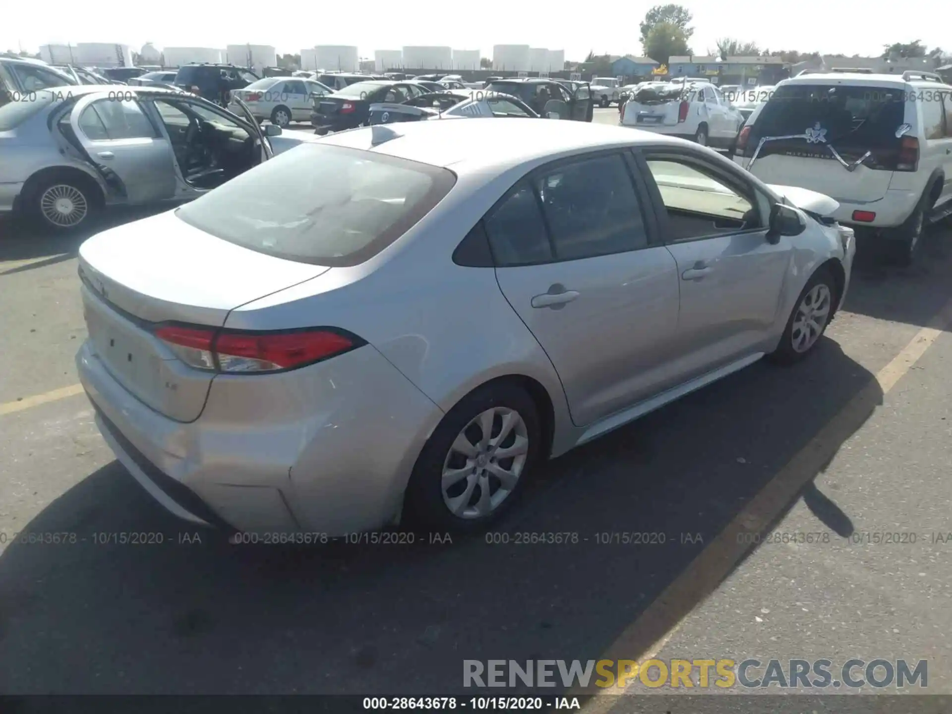 4 Photograph of a damaged car 5YFEPRAEXLP032481 TOYOTA COROLLA 2020