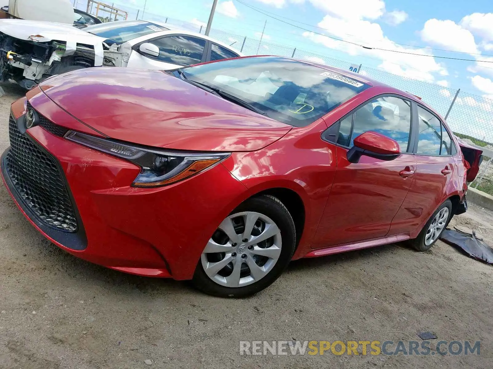 2 Photograph of a damaged car 5YFEPRAEXLP036997 TOYOTA COROLLA 2020
