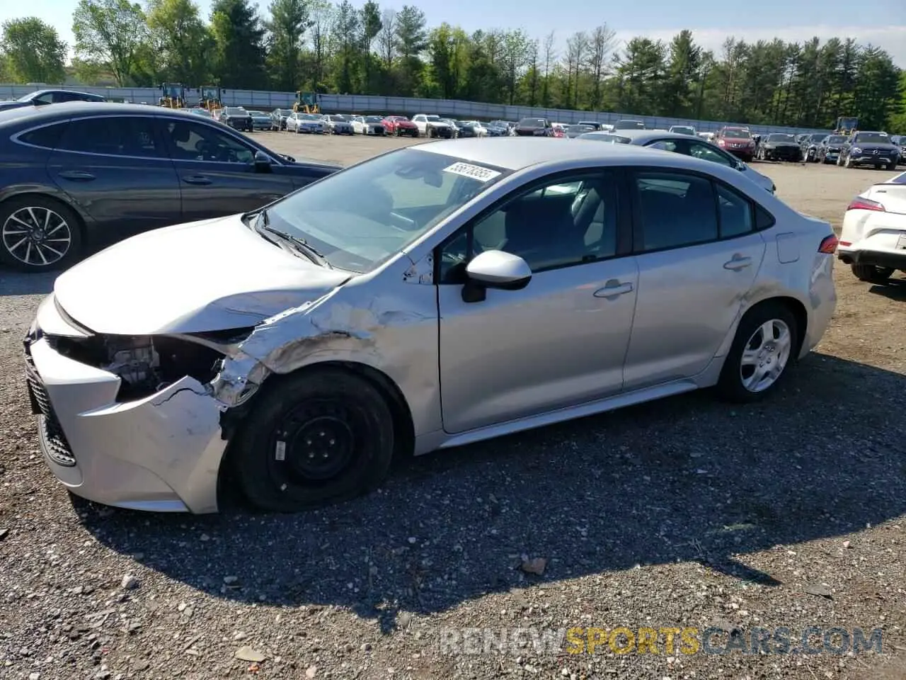 1 Photograph of a damaged car 5YFEPRAEXLP051208 TOYOTA COROLLA 2020