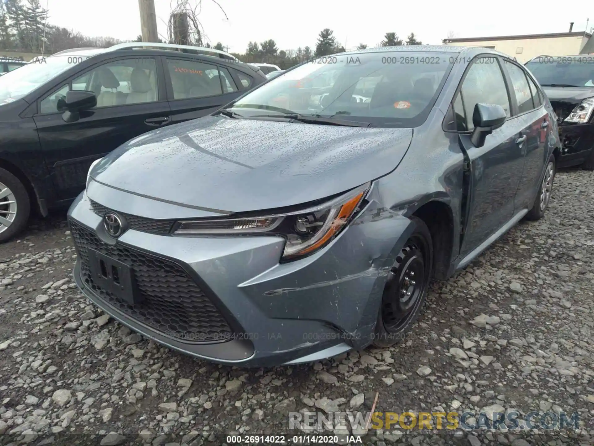 2 Photograph of a damaged car 5YFEPRAEXLP051807 TOYOTA COROLLA 2020