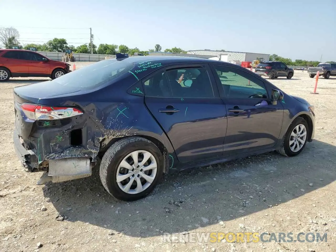 3 Photograph of a damaged car 5YFEPRAEXLP054934 TOYOTA COROLLA 2020