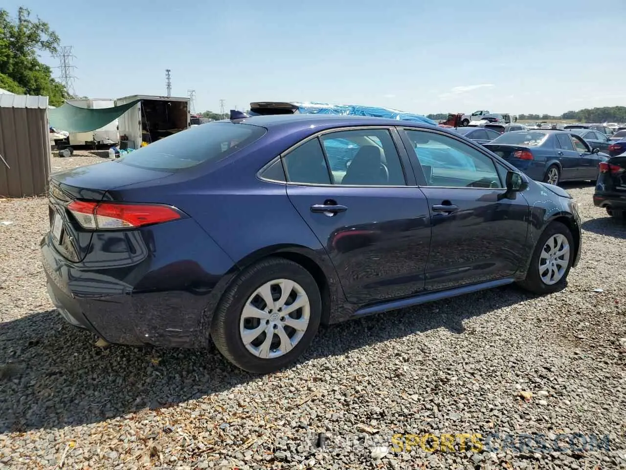 3 Photograph of a damaged car 5YFEPRAEXLP056005 TOYOTA COROLLA 2020
