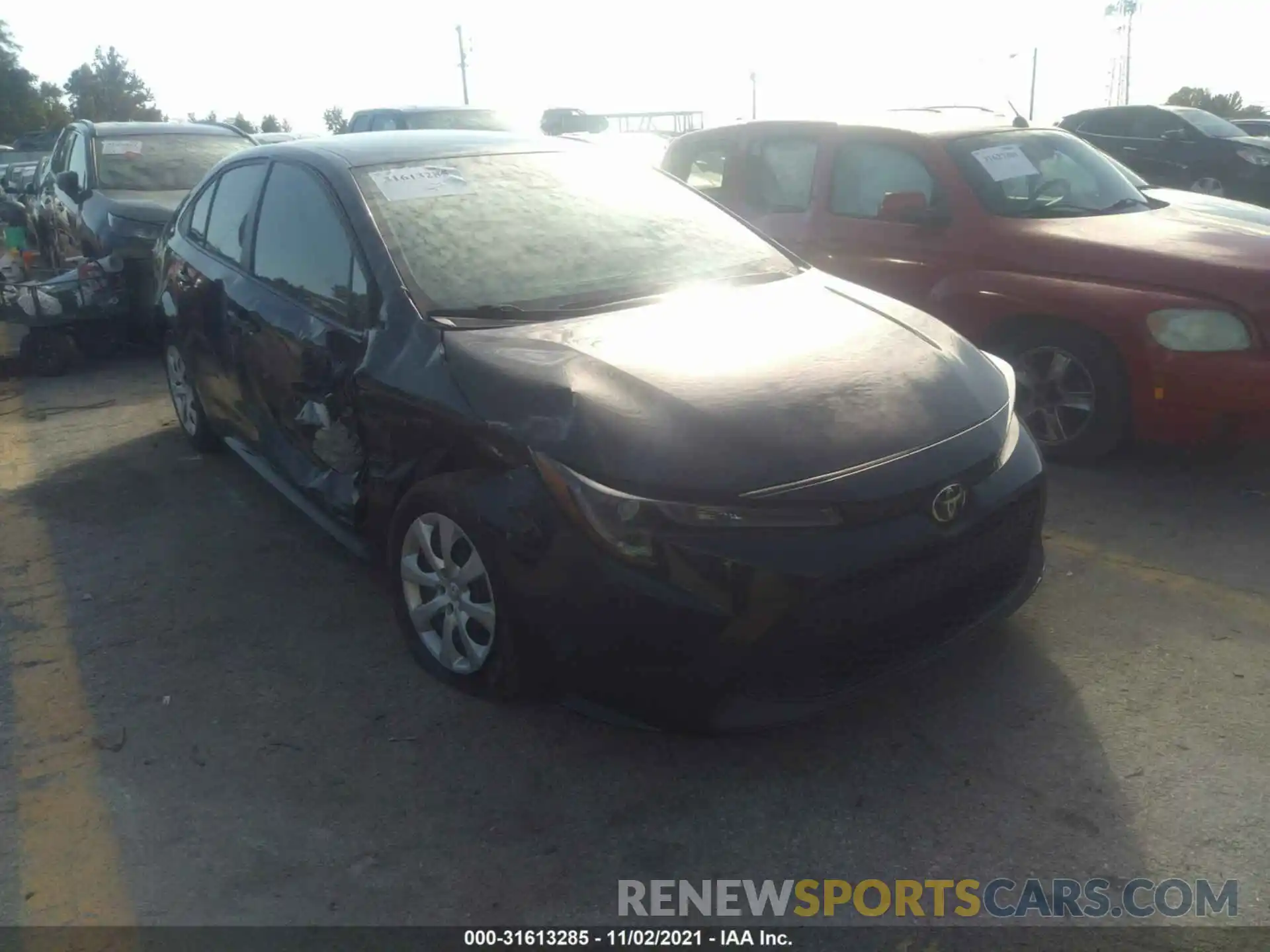 1 Photograph of a damaged car 5YFEPRAEXLP059504 TOYOTA COROLLA 2020