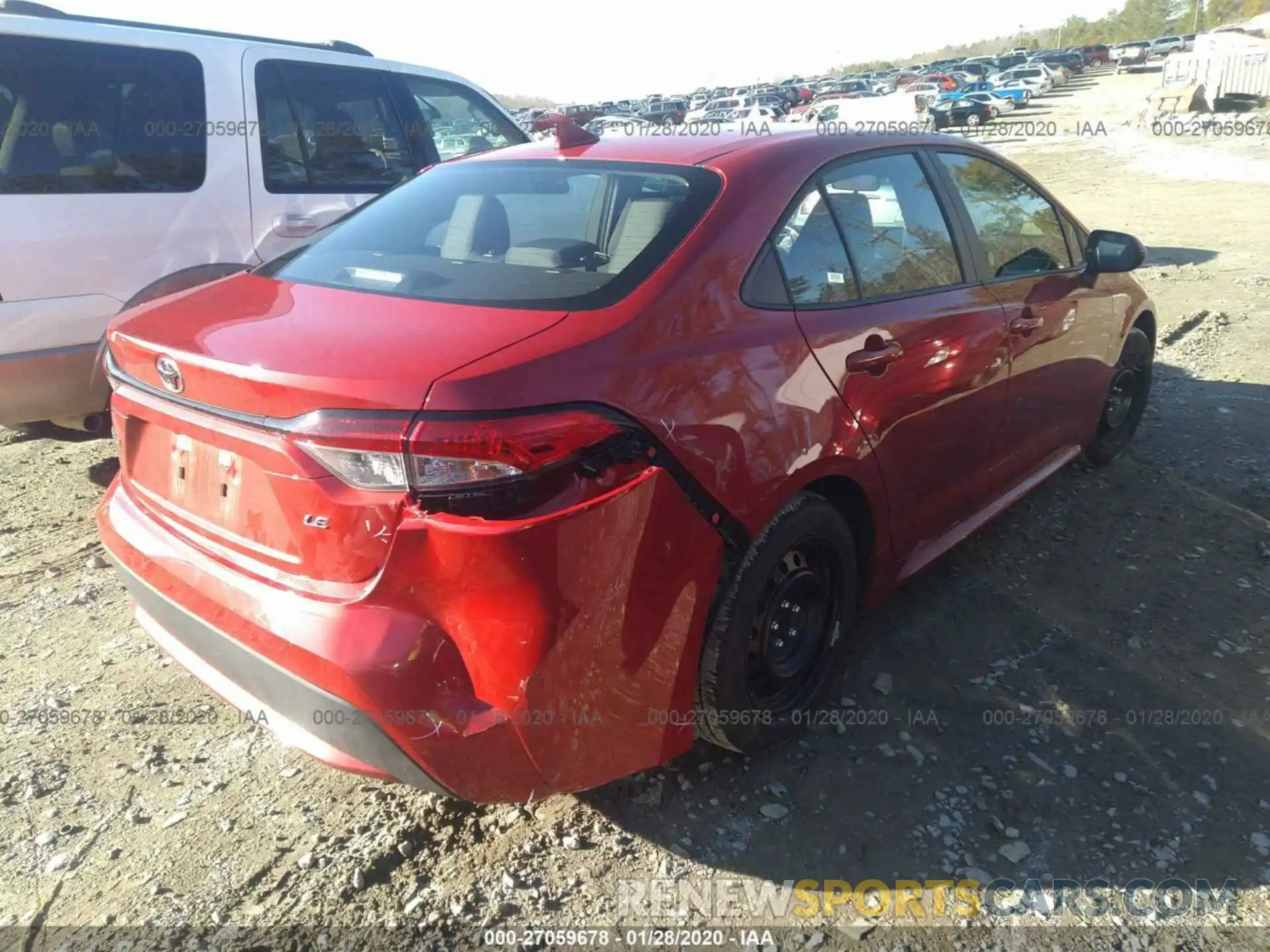 4 Photograph of a damaged car 5YFEPRAEXLP064038 TOYOTA COROLLA 2020