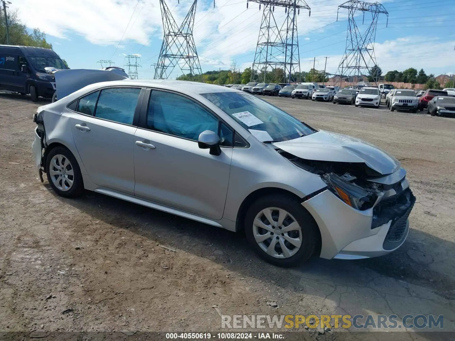 1 Photograph of a damaged car 5YFEPRAEXLP065772 TOYOTA COROLLA 2020