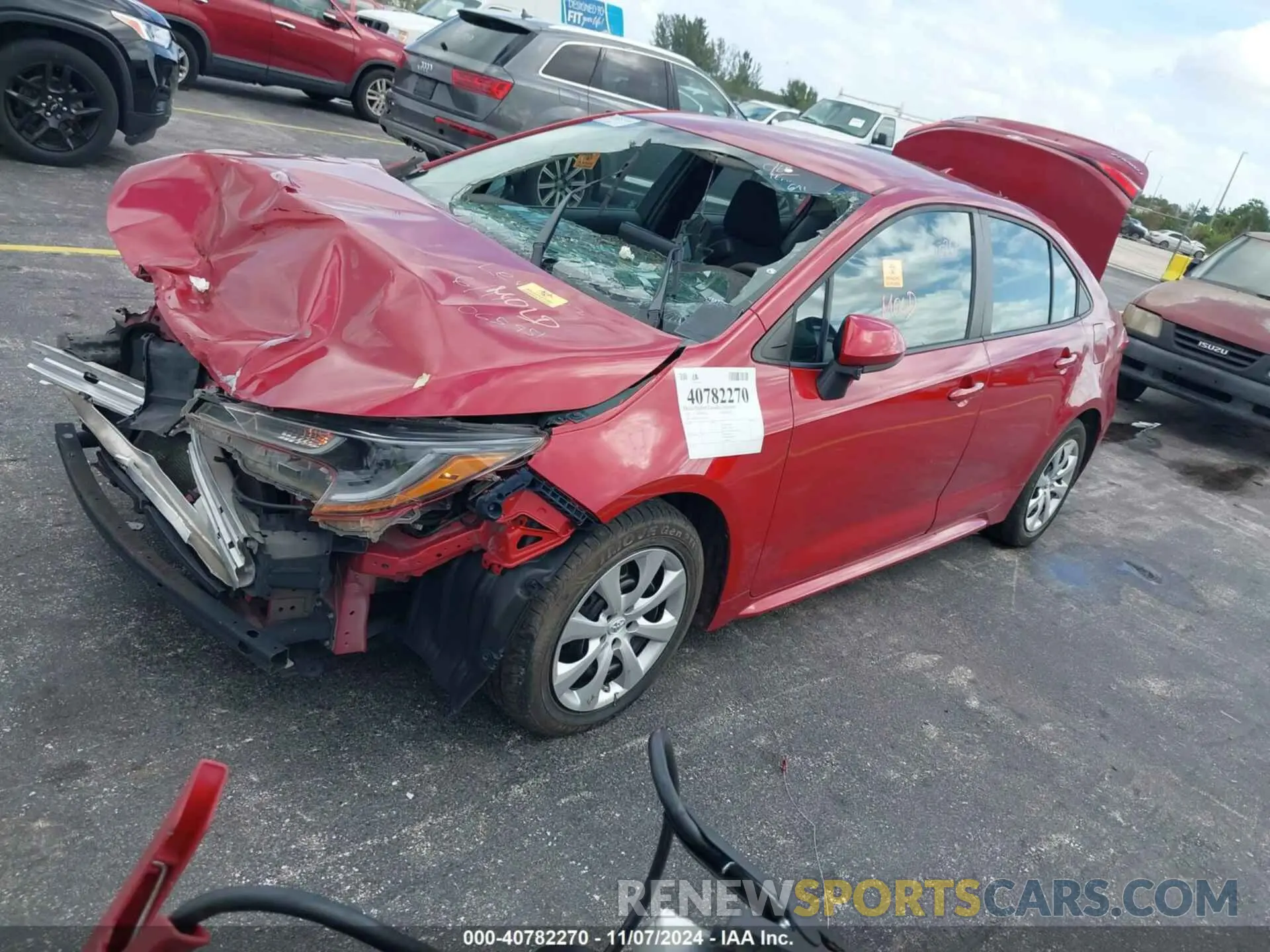 2 Photograph of a damaged car 5YFEPRAEXLP065951 TOYOTA COROLLA 2020