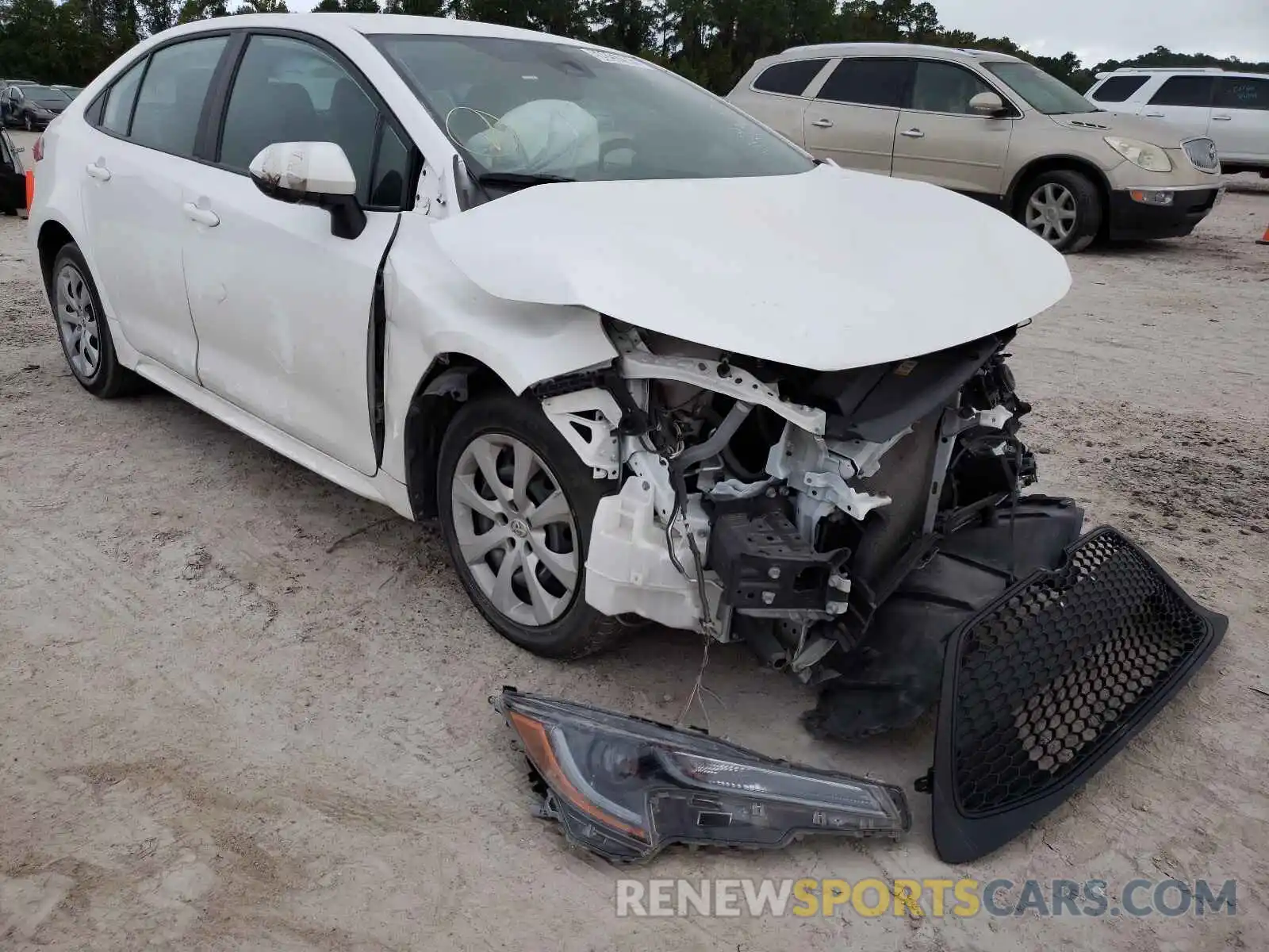 1 Photograph of a damaged car 5YFEPRAEXLP067702 TOYOTA COROLLA 2020