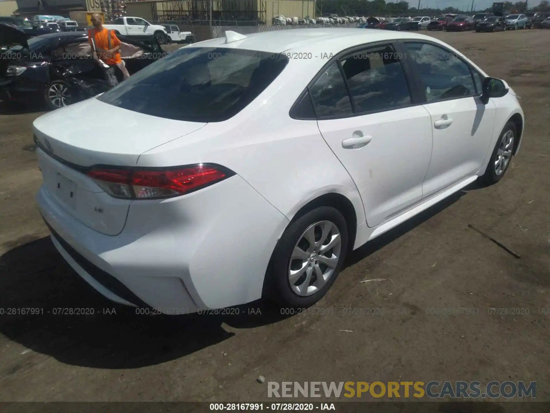 4 Photograph of a damaged car 5YFEPRAEXLP068798 TOYOTA COROLLA 2020