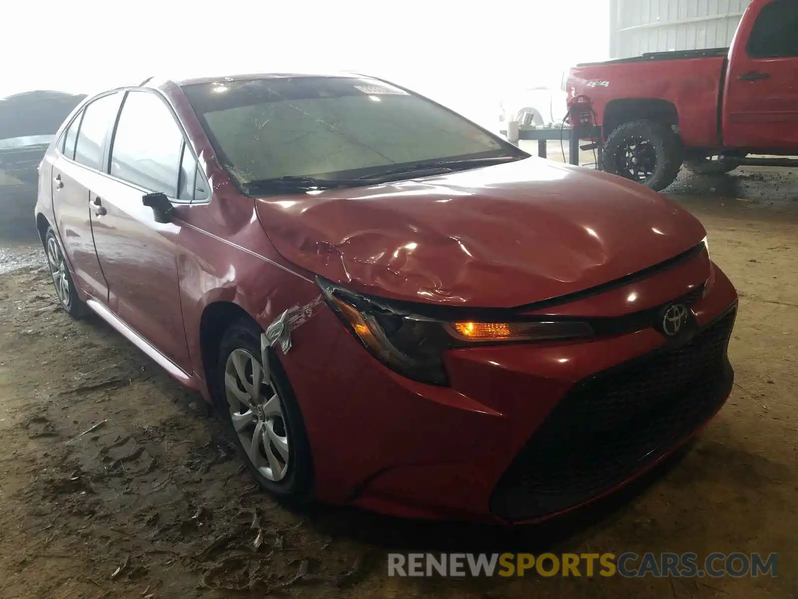 1 Photograph of a damaged car 5YFEPRAEXLP068817 TOYOTA COROLLA 2020