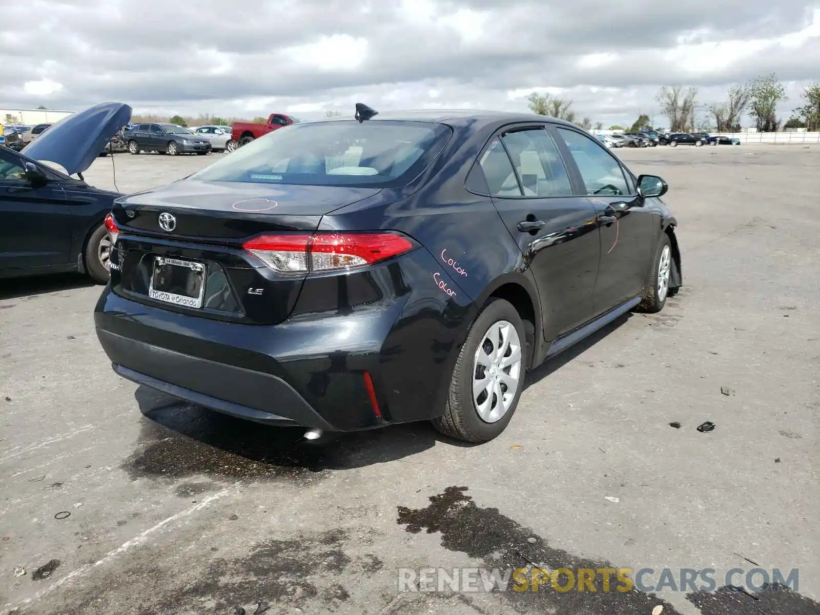 4 Photograph of a damaged car 5YFEPRAEXLP069319 TOYOTA COROLLA 2020