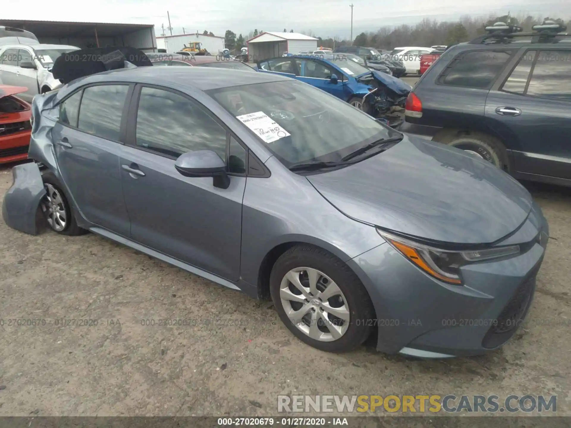 1 Photograph of a damaged car 5YFEPRAEXLP070650 TOYOTA COROLLA 2020