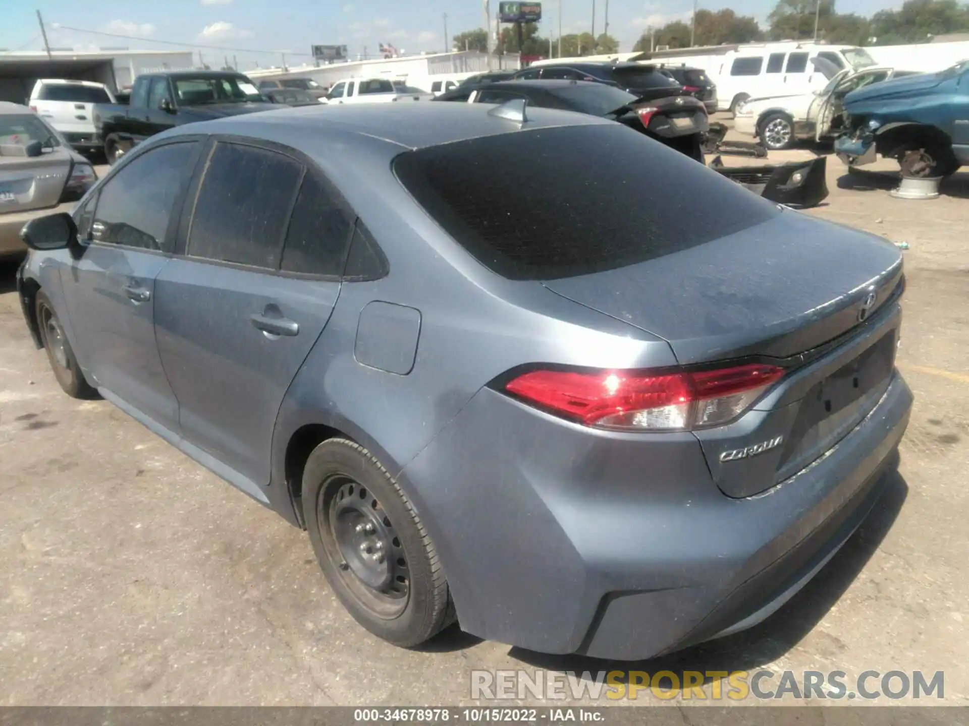 3 Photograph of a damaged car 5YFEPRAEXLP073581 TOYOTA COROLLA 2020