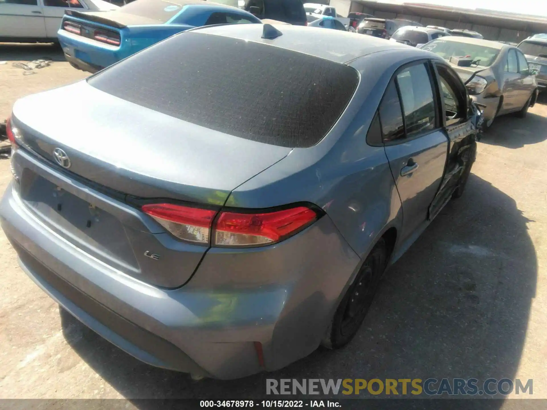 4 Photograph of a damaged car 5YFEPRAEXLP073581 TOYOTA COROLLA 2020