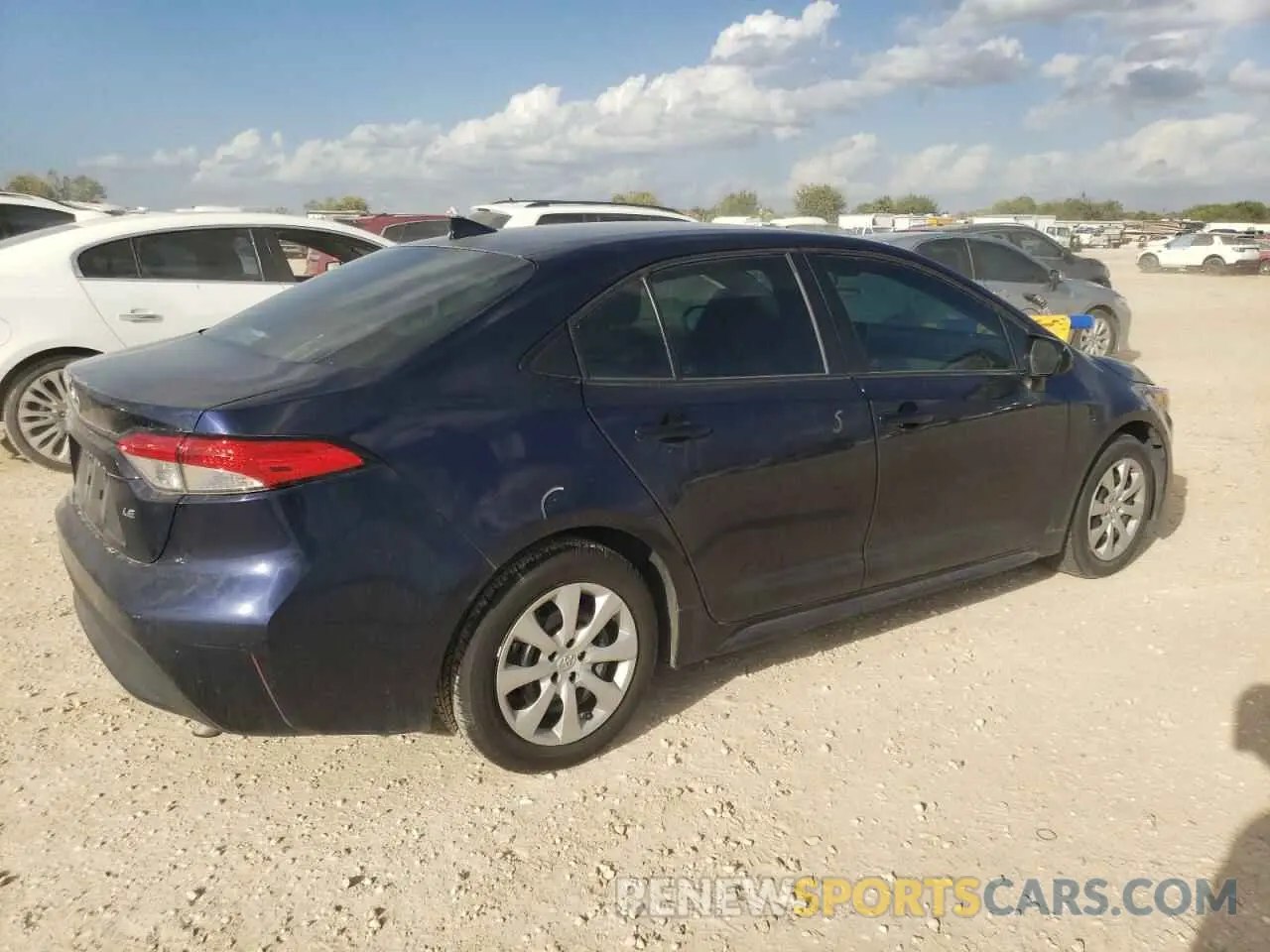 3 Photograph of a damaged car 5YFEPRAEXLP074150 TOYOTA COROLLA 2020