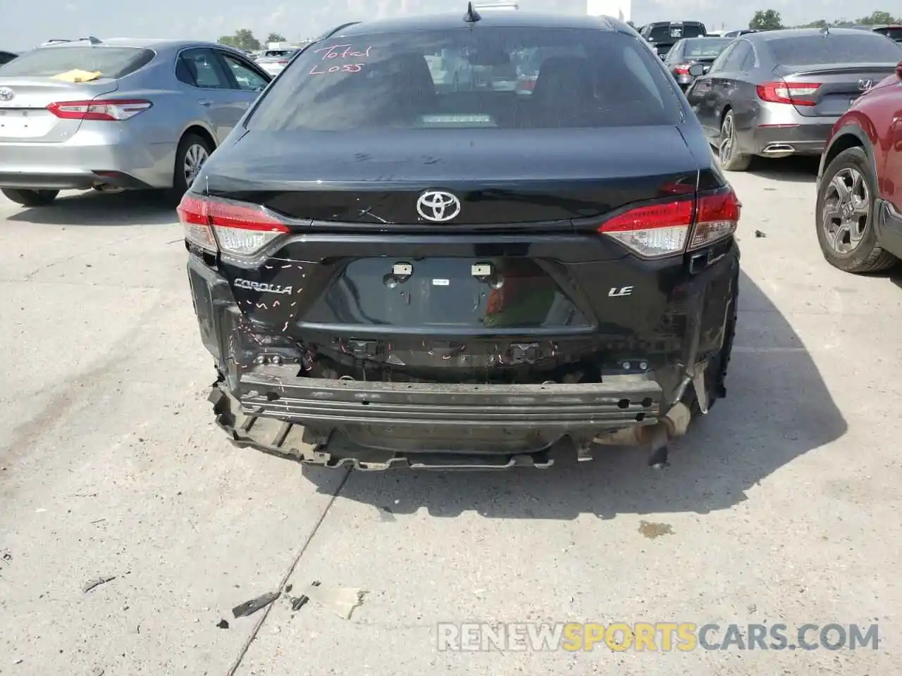 9 Photograph of a damaged car 5YFEPRAEXLP075248 TOYOTA COROLLA 2020