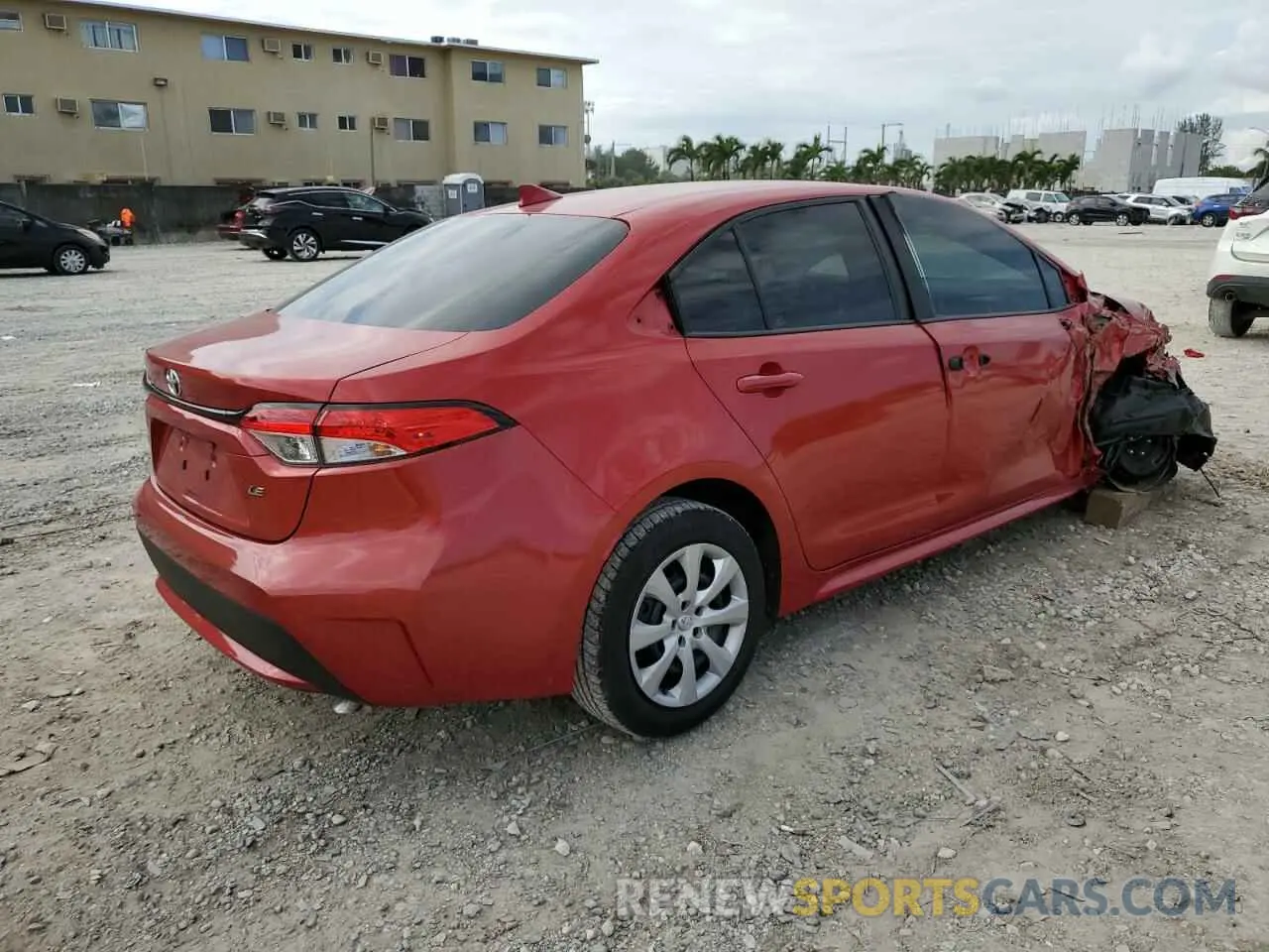 3 Photograph of a damaged car 5YFEPRAEXLP076271 TOYOTA COROLLA 2020