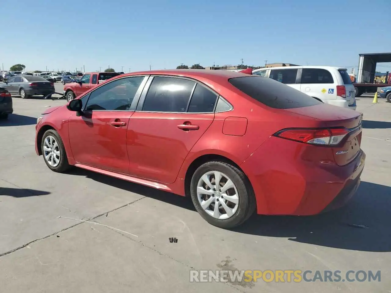 2 Photograph of a damaged car 5YFEPRAEXLP078585 TOYOTA COROLLA 2020