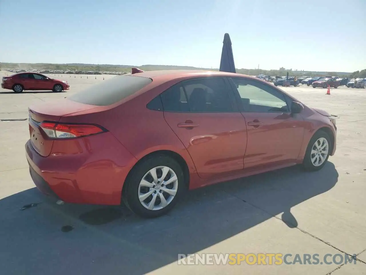 3 Photograph of a damaged car 5YFEPRAEXLP078585 TOYOTA COROLLA 2020