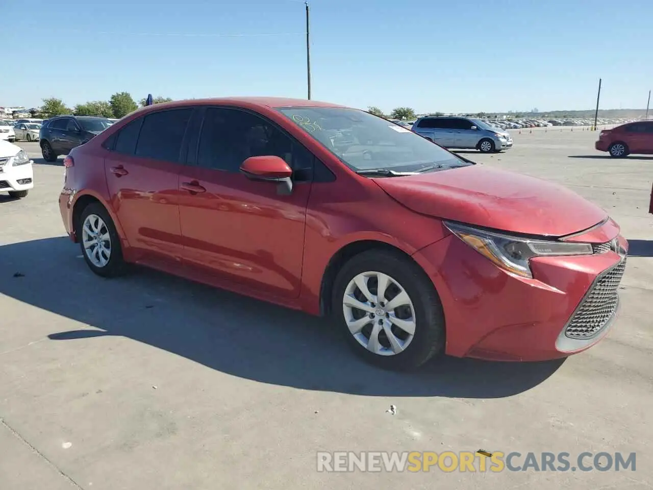 4 Photograph of a damaged car 5YFEPRAEXLP078585 TOYOTA COROLLA 2020