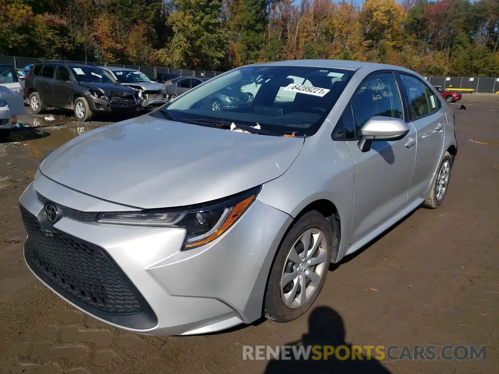 2 Photograph of a damaged car 5YFEPRAEXLP081552 TOYOTA COROLLA 2020