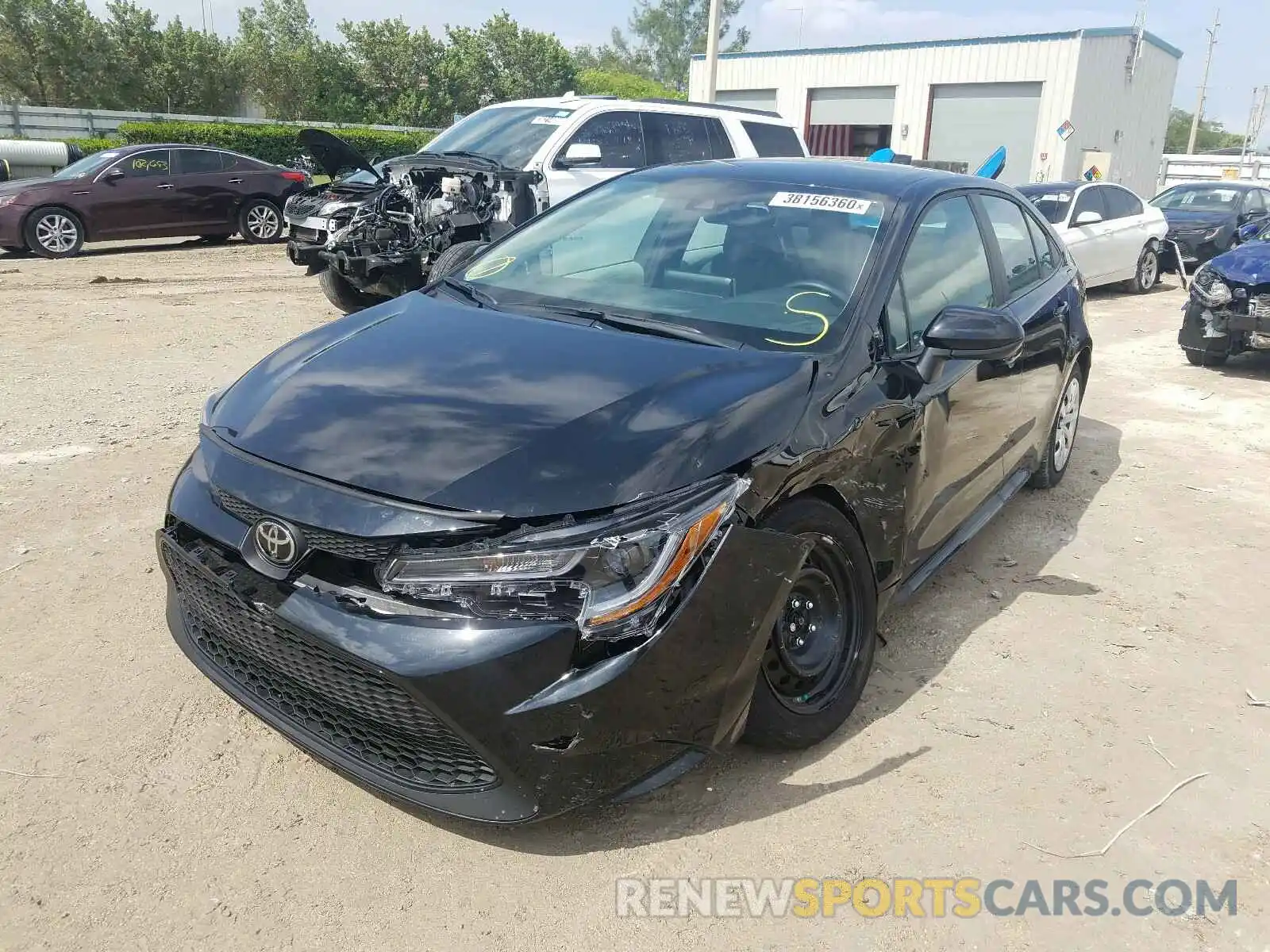 2 Photograph of a damaged car 5YFEPRAEXLP083642 TOYOTA COROLLA 2020