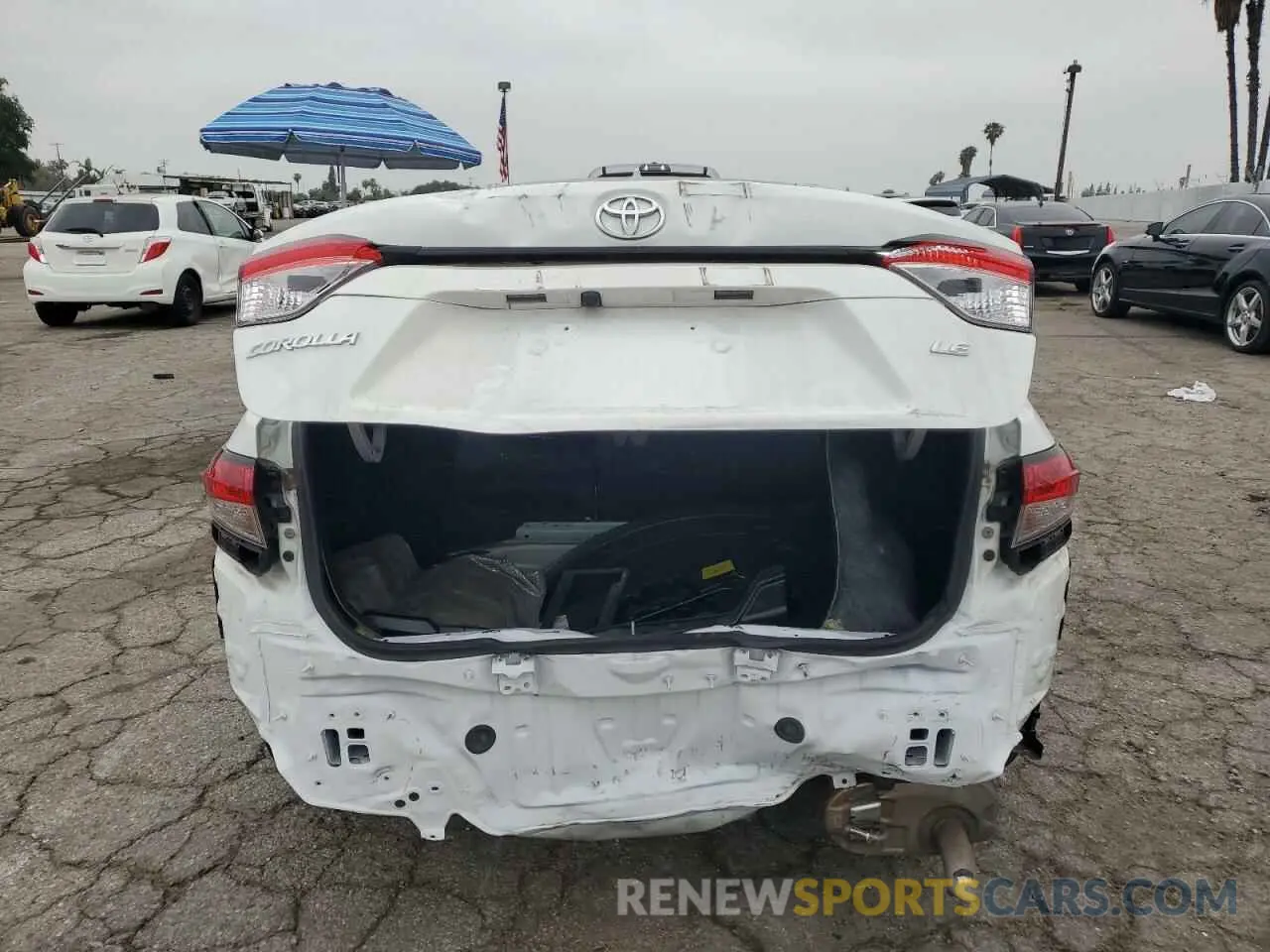 6 Photograph of a damaged car 5YFEPRAEXLP086329 TOYOTA COROLLA 2020