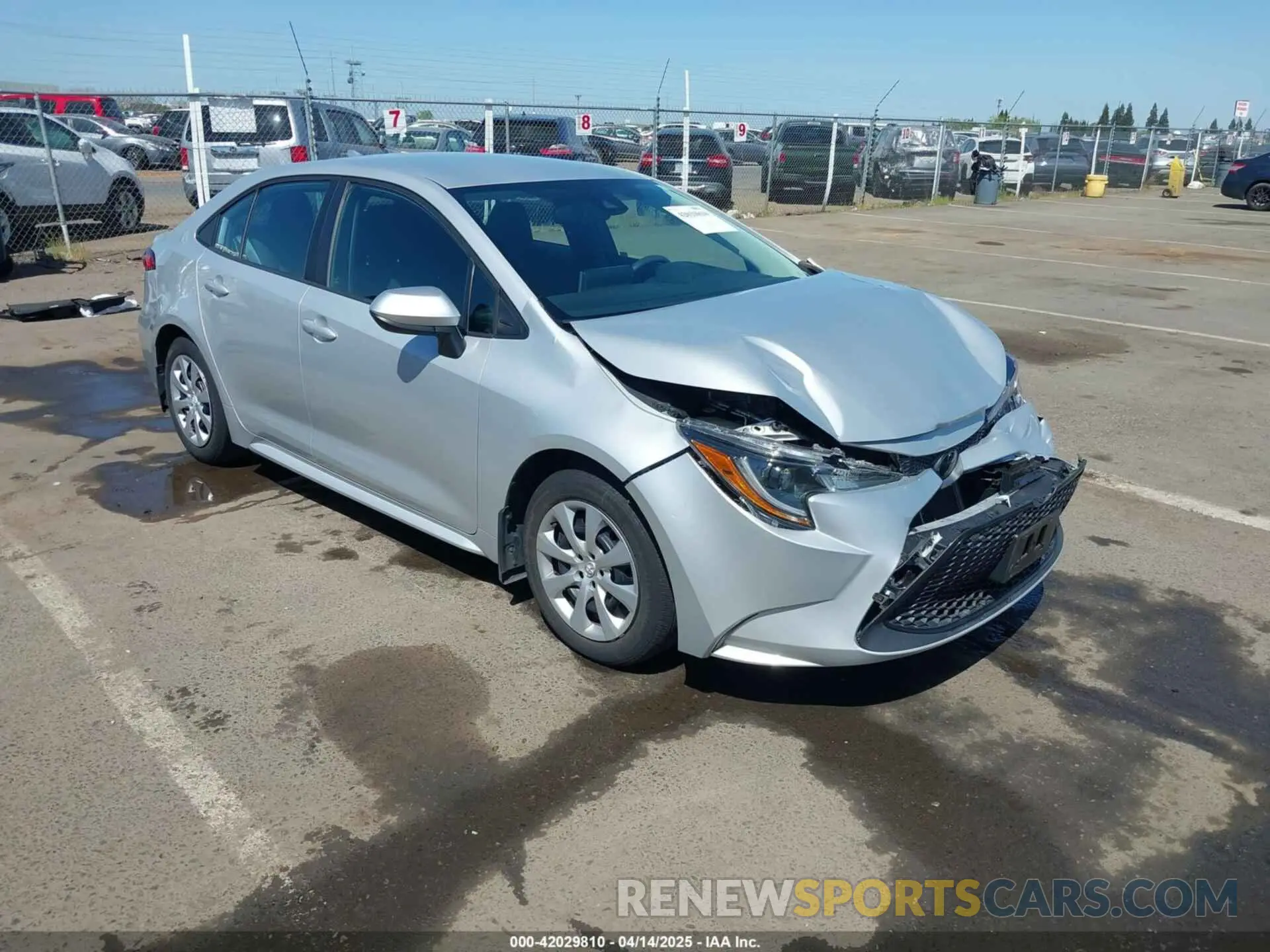 1 Photograph of a damaged car 5YFEPRAEXLP091997 TOYOTA COROLLA 2020