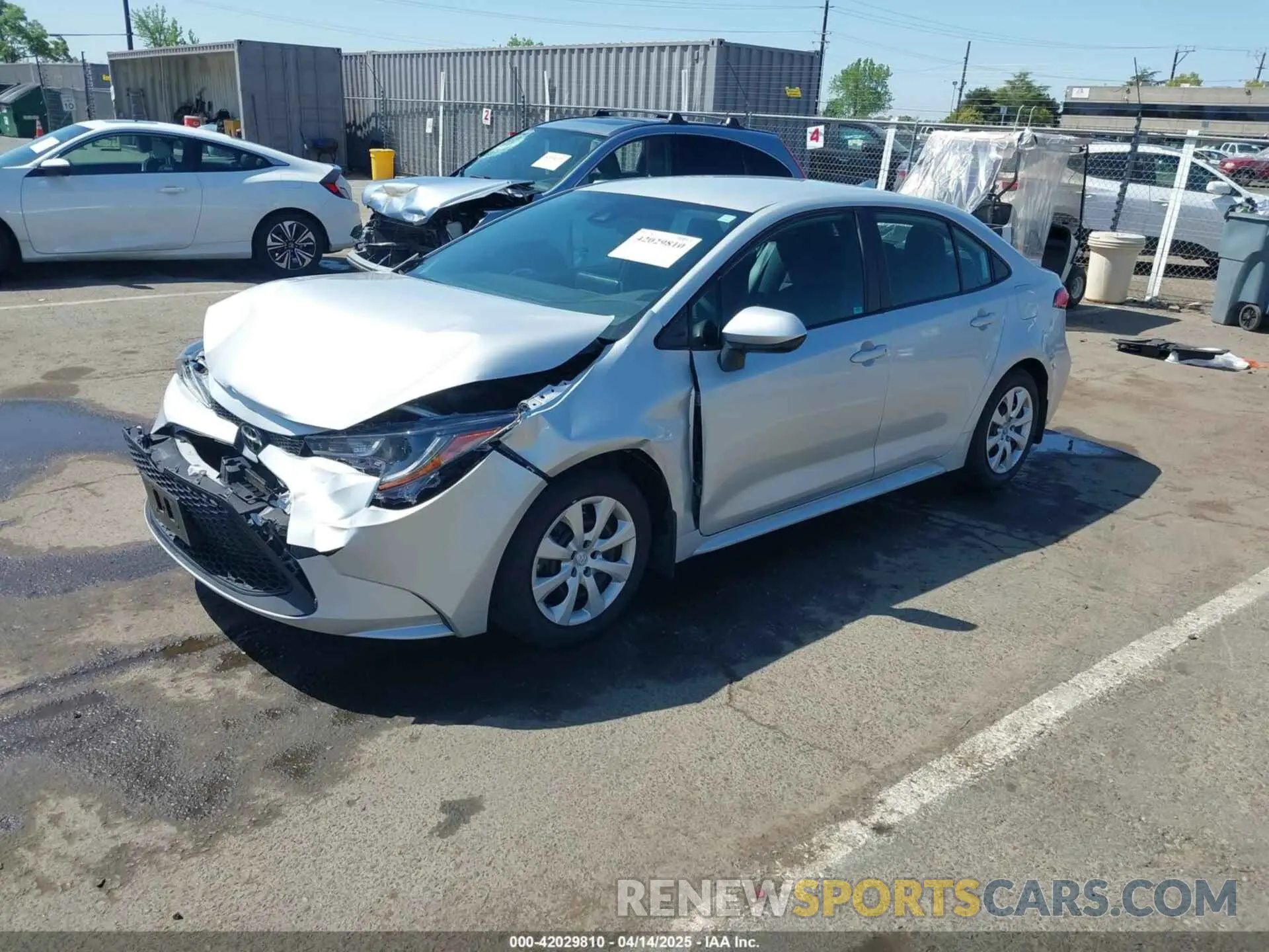 2 Photograph of a damaged car 5YFEPRAEXLP091997 TOYOTA COROLLA 2020