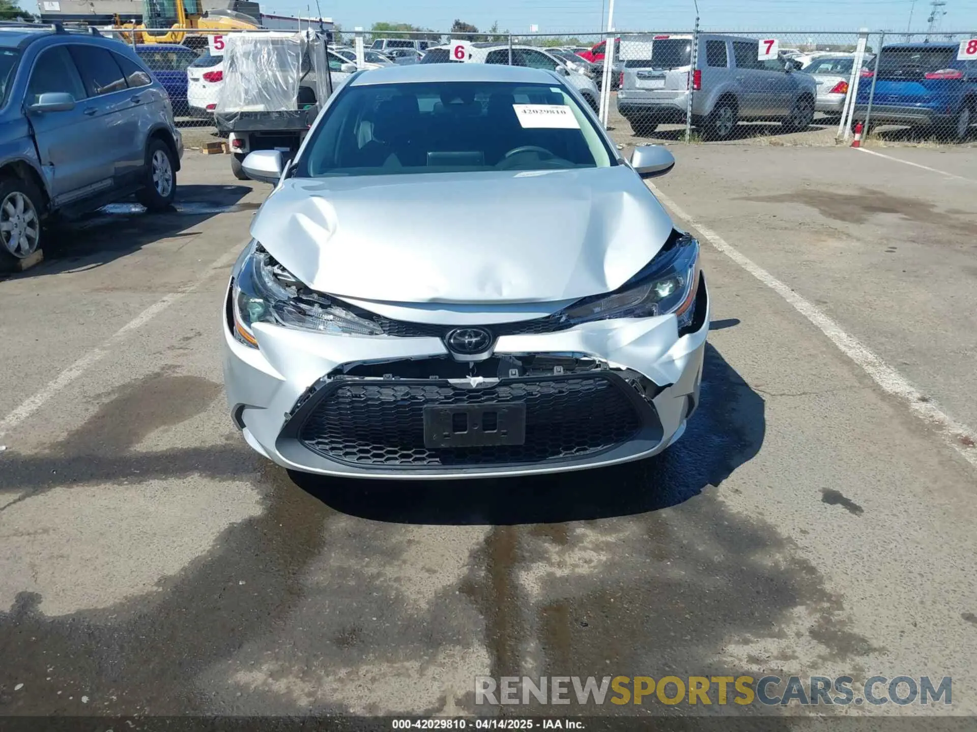 6 Photograph of a damaged car 5YFEPRAEXLP091997 TOYOTA COROLLA 2020