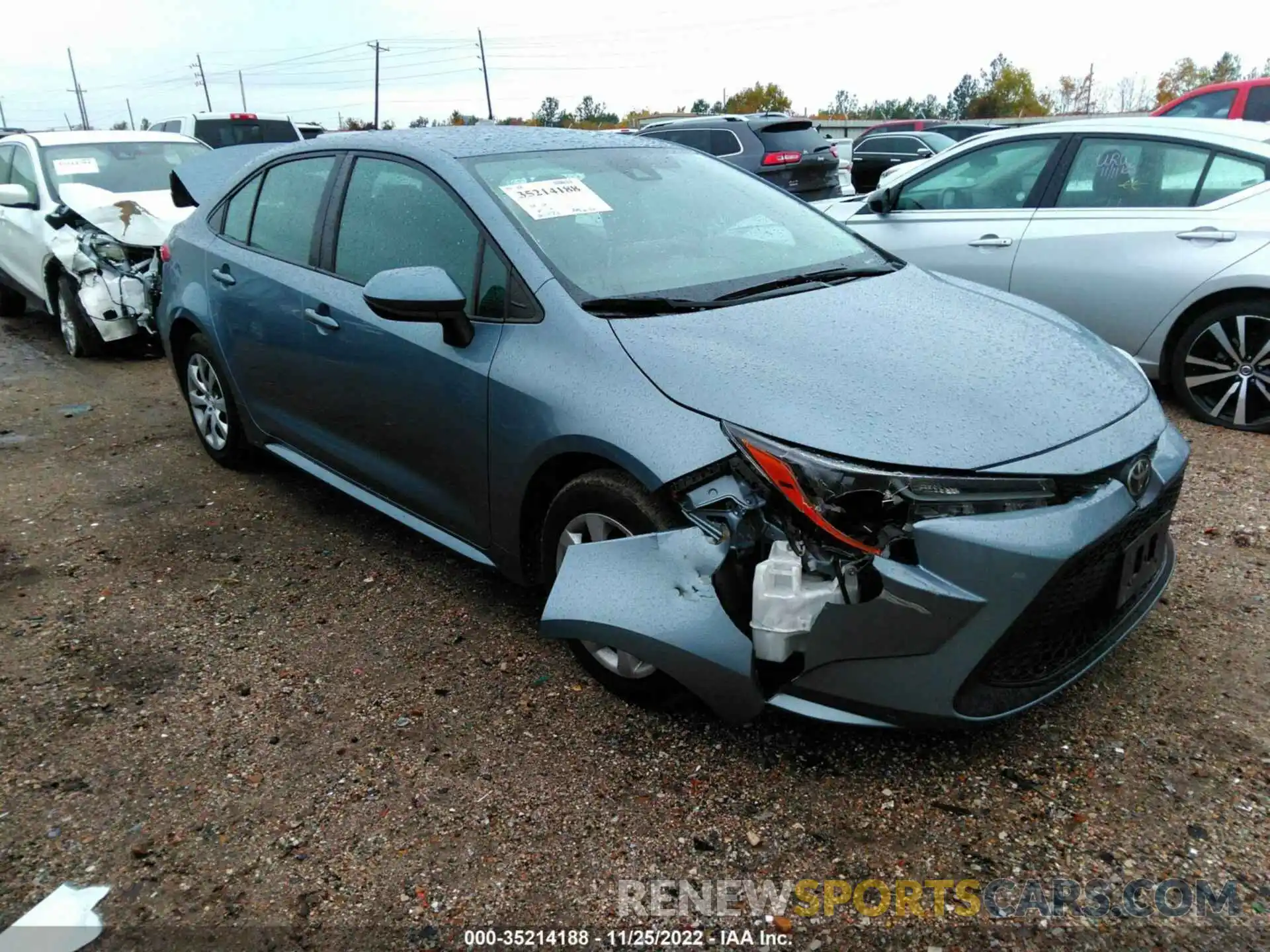 1 Photograph of a damaged car 5YFEPRAEXLP092261 TOYOTA COROLLA 2020