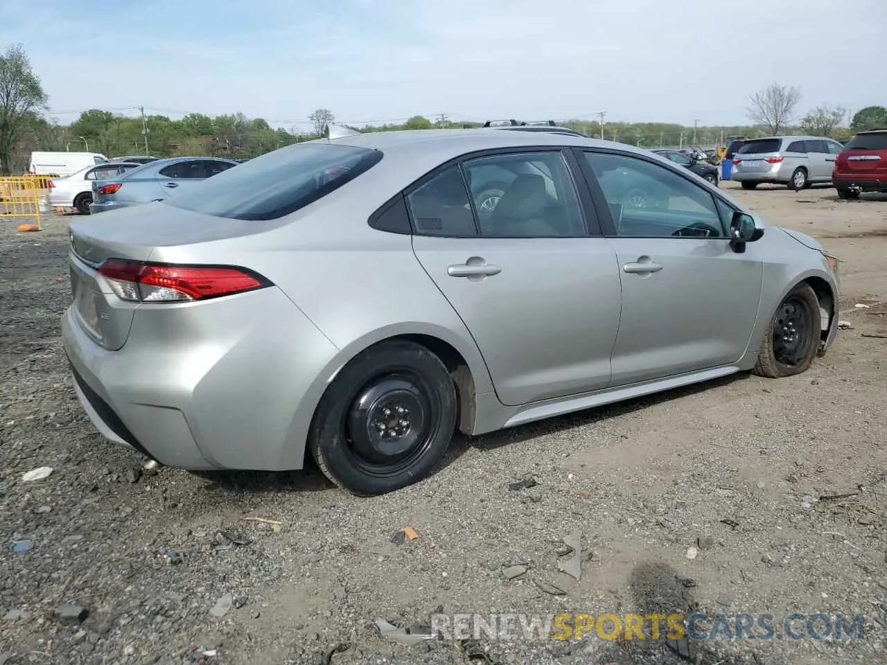 3 Photograph of a damaged car 5YFEPRAEXLP095953 TOYOTA COROLLA 2020