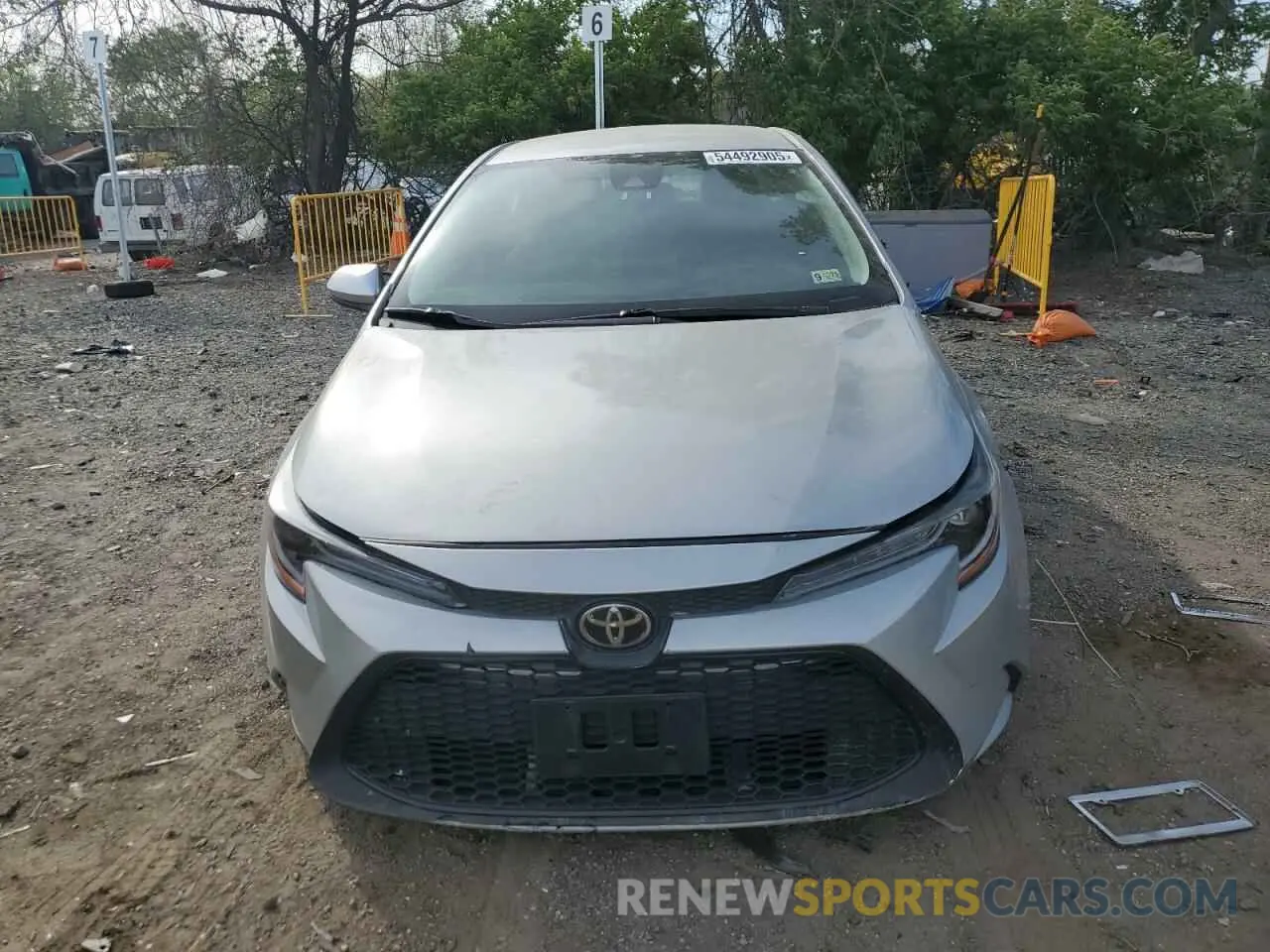 5 Photograph of a damaged car 5YFEPRAEXLP095953 TOYOTA COROLLA 2020