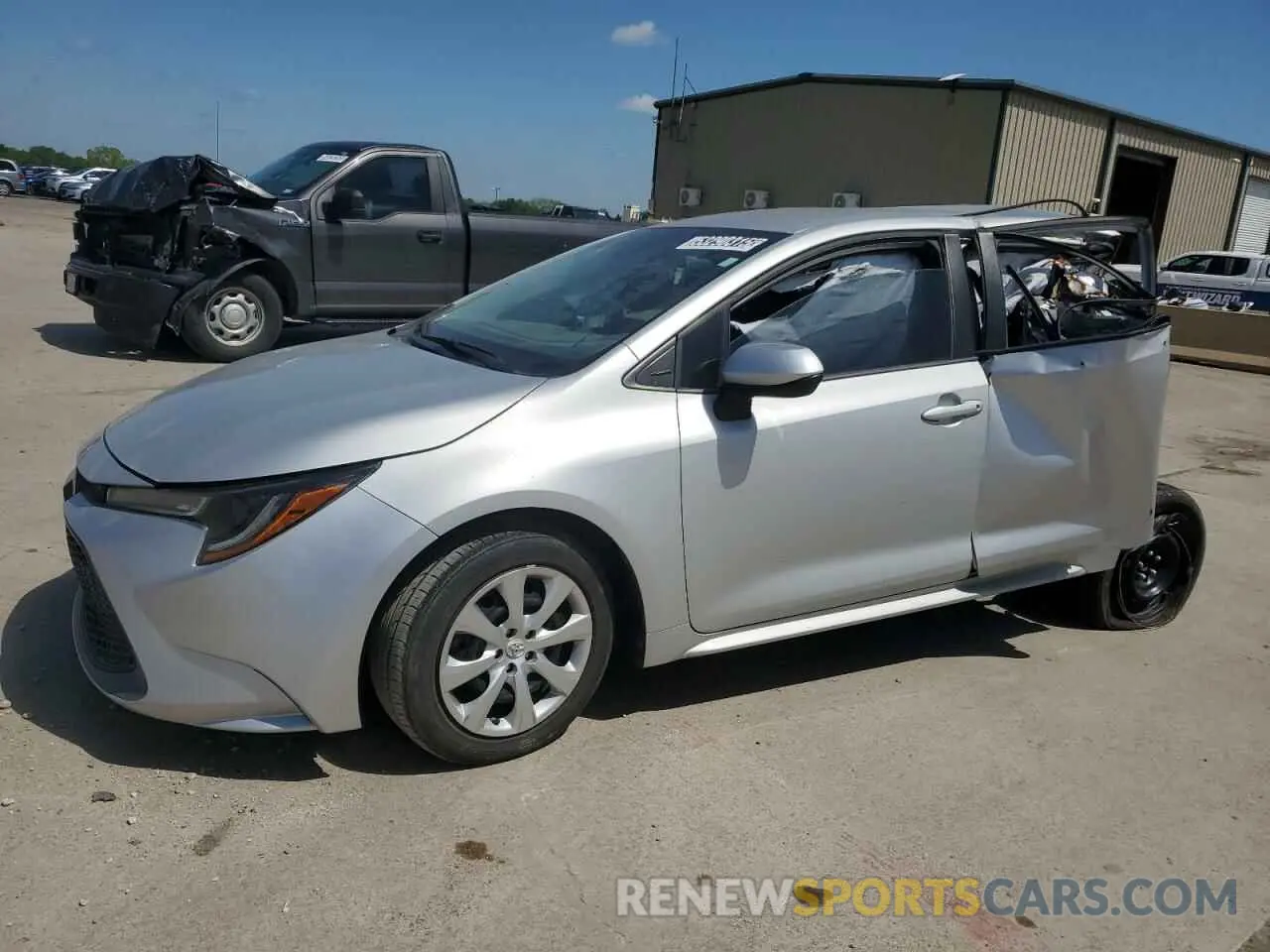 1 Photograph of a damaged car 5YFEPRAEXLP099047 TOYOTA COROLLA 2020