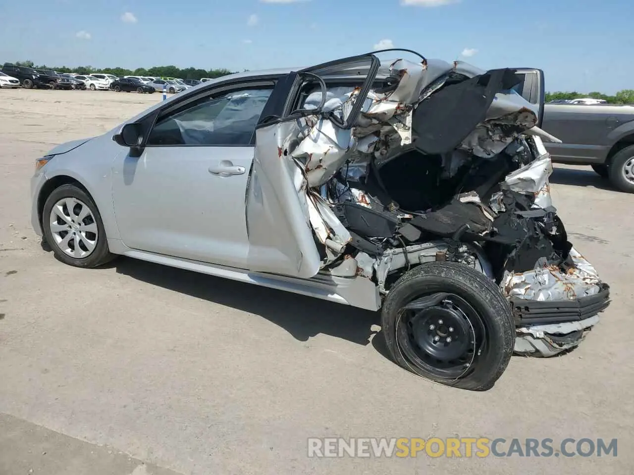 2 Photograph of a damaged car 5YFEPRAEXLP099047 TOYOTA COROLLA 2020