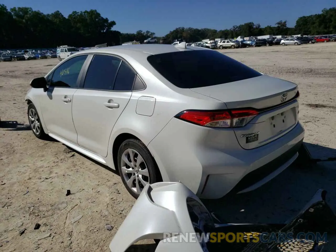 3 Photograph of a damaged car 5YFEPRAEXLP101945 TOYOTA COROLLA 2020