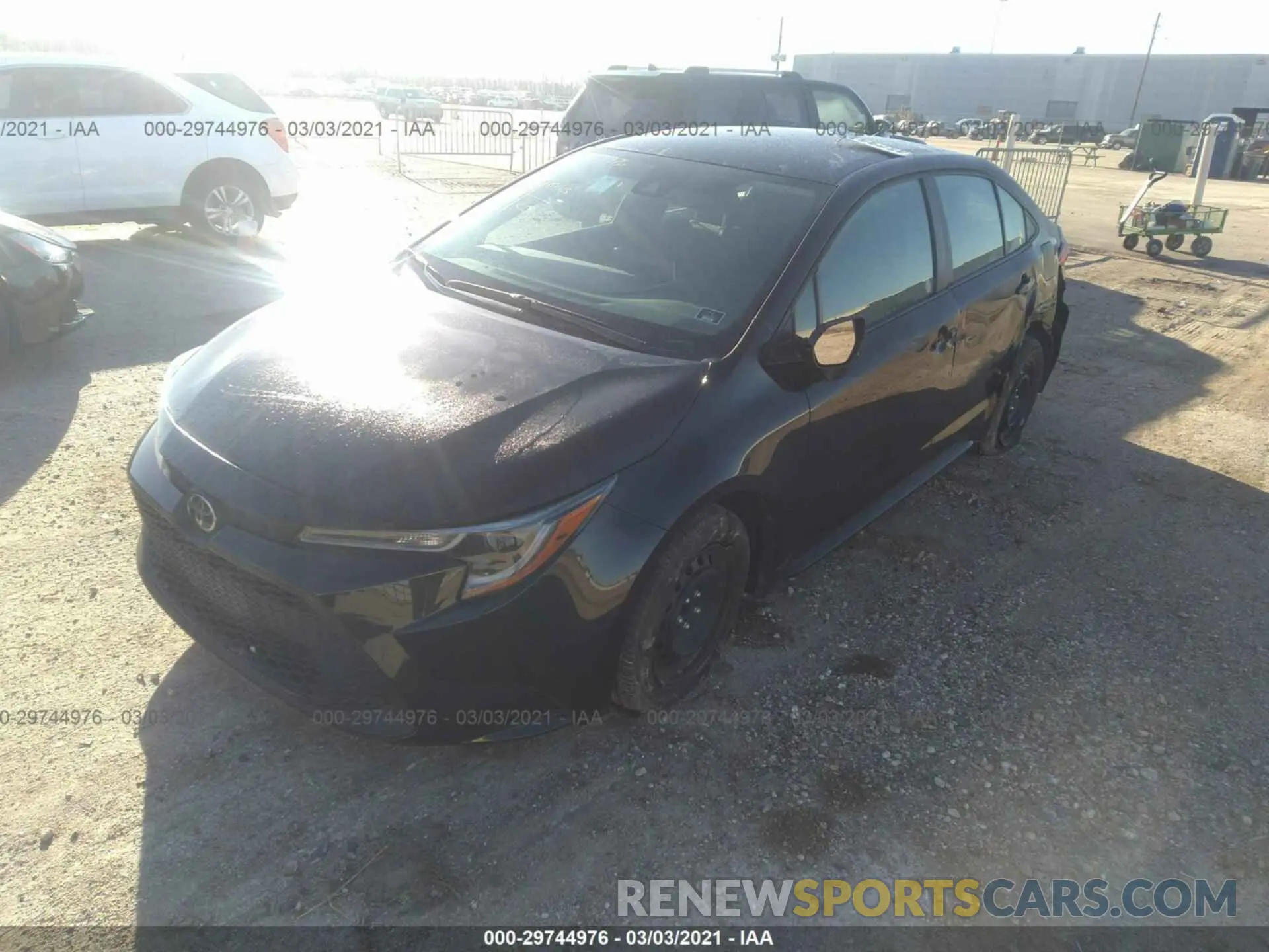 2 Photograph of a damaged car 5YFEPRAEXLP102061 TOYOTA COROLLA 2020